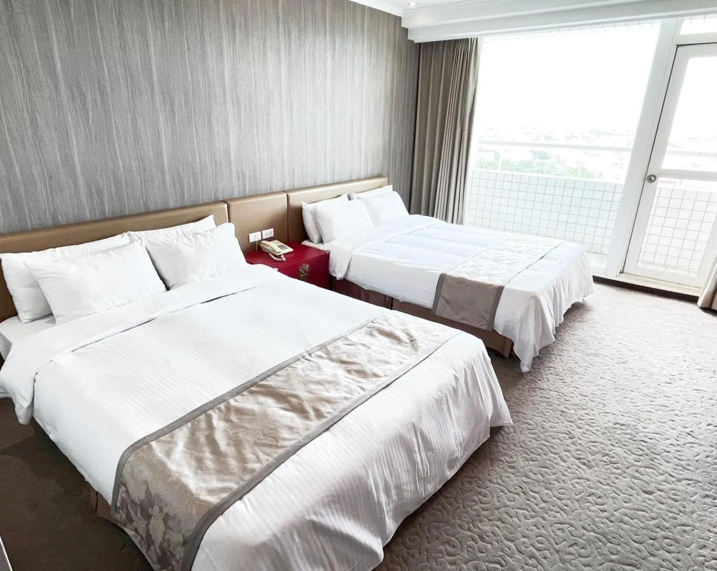 Bed in APVC Lukang Resort