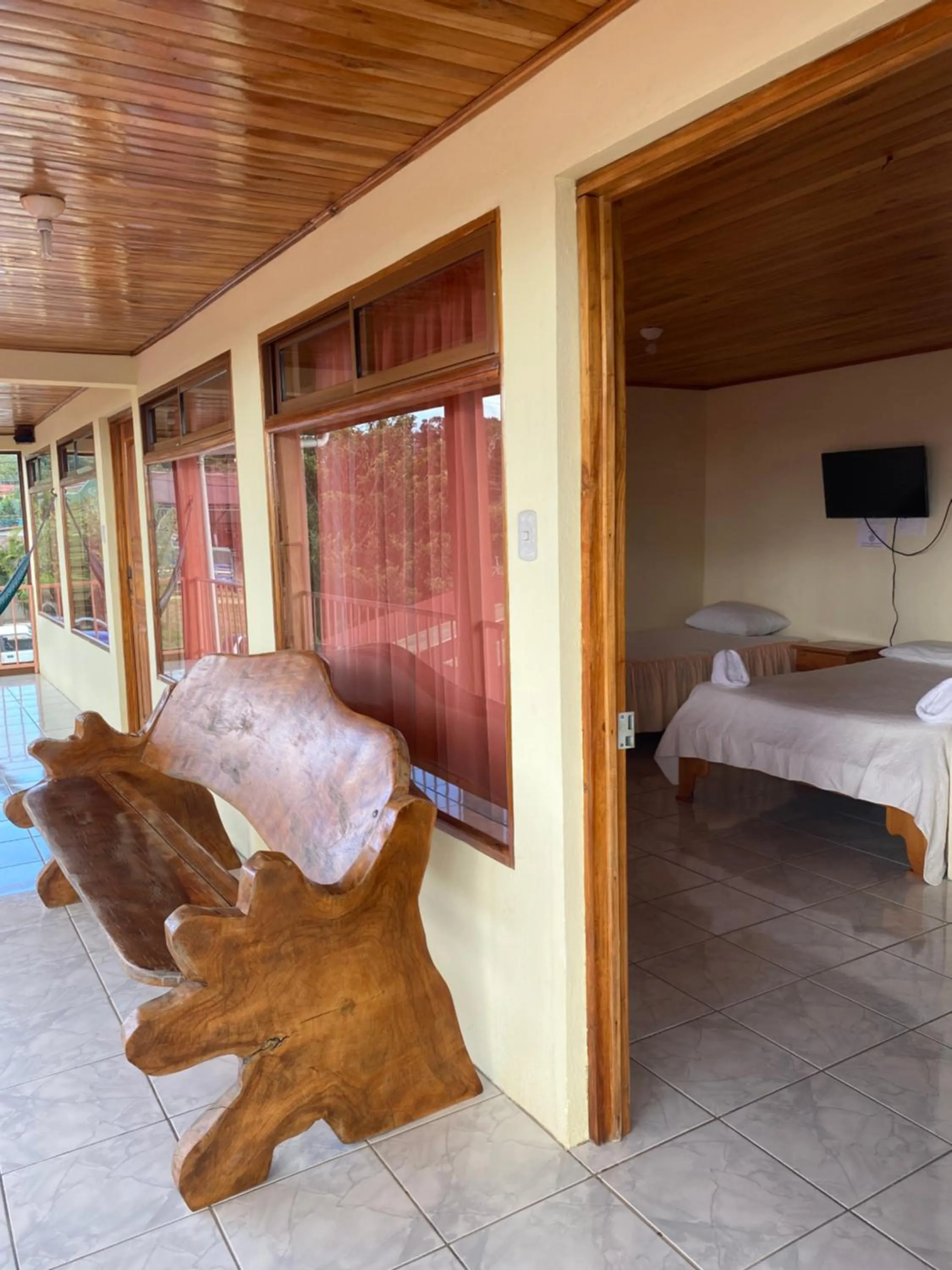 Balcony/Terrace, Bed in Hotel La Puesta Del Sol B&B