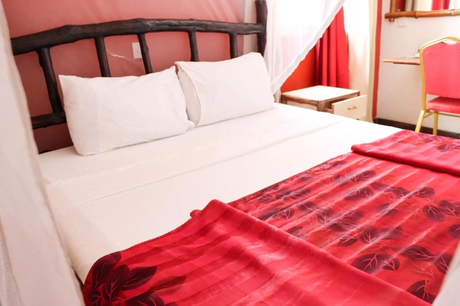 Bed in Bridge Hotel Mombasa