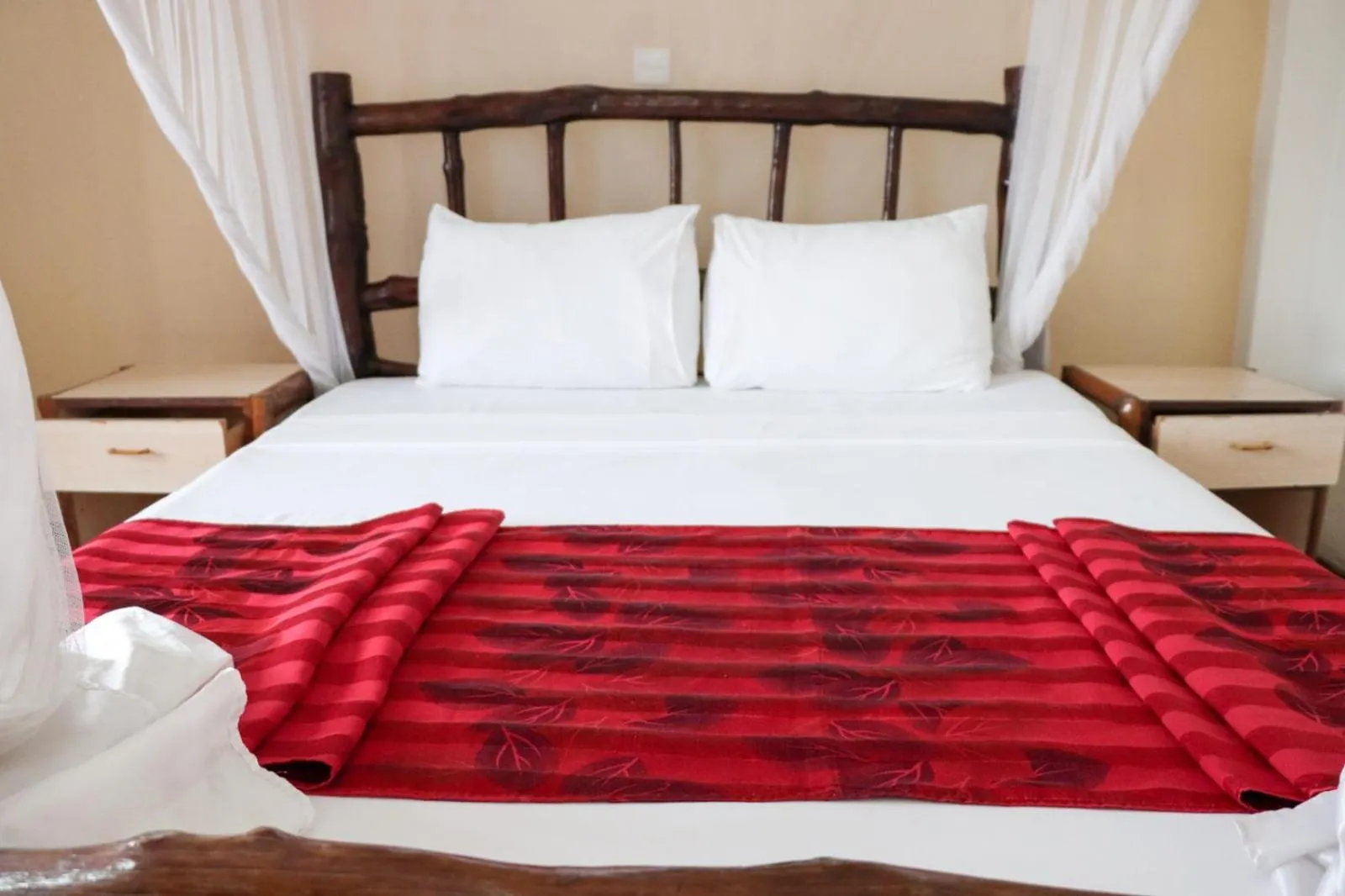 Bed in Bridge Hotel Mombasa