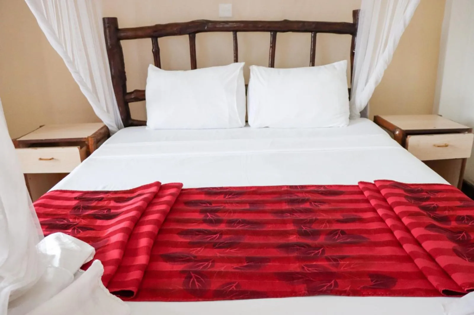 Bed in Bridge Hotel Mombasa