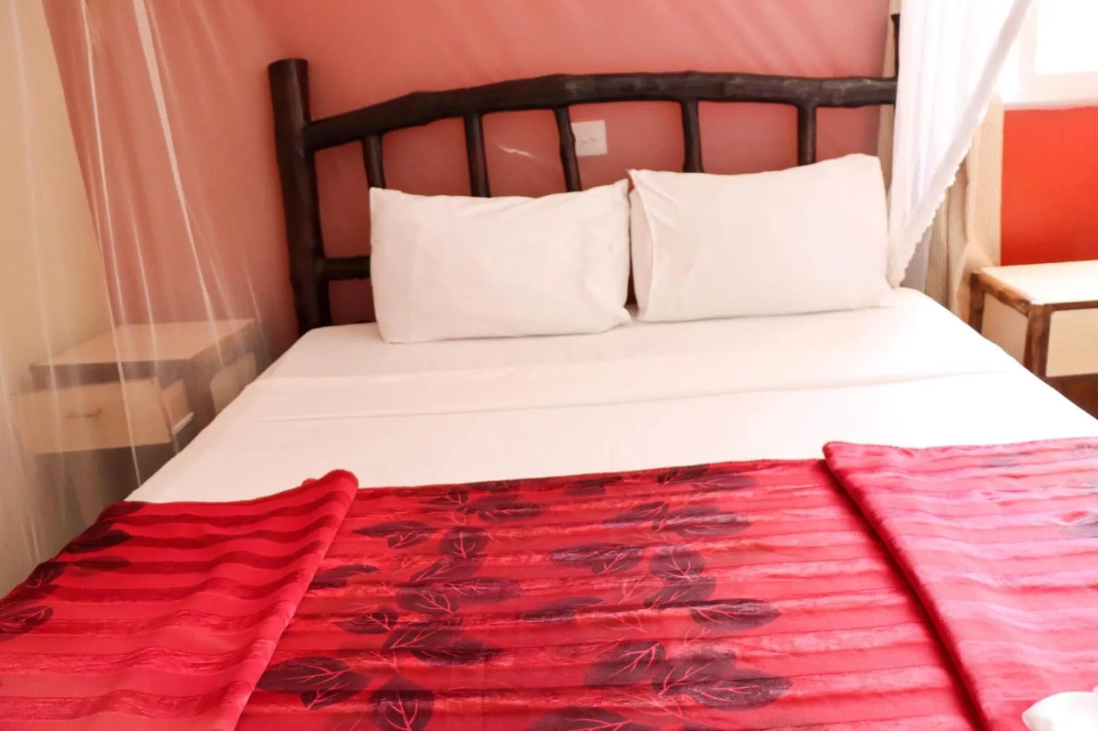 Bed in Bridge Hotel Mombasa