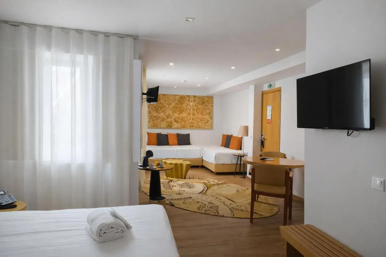 Bed in Hotel Zenite Bed in Hotel Zenite