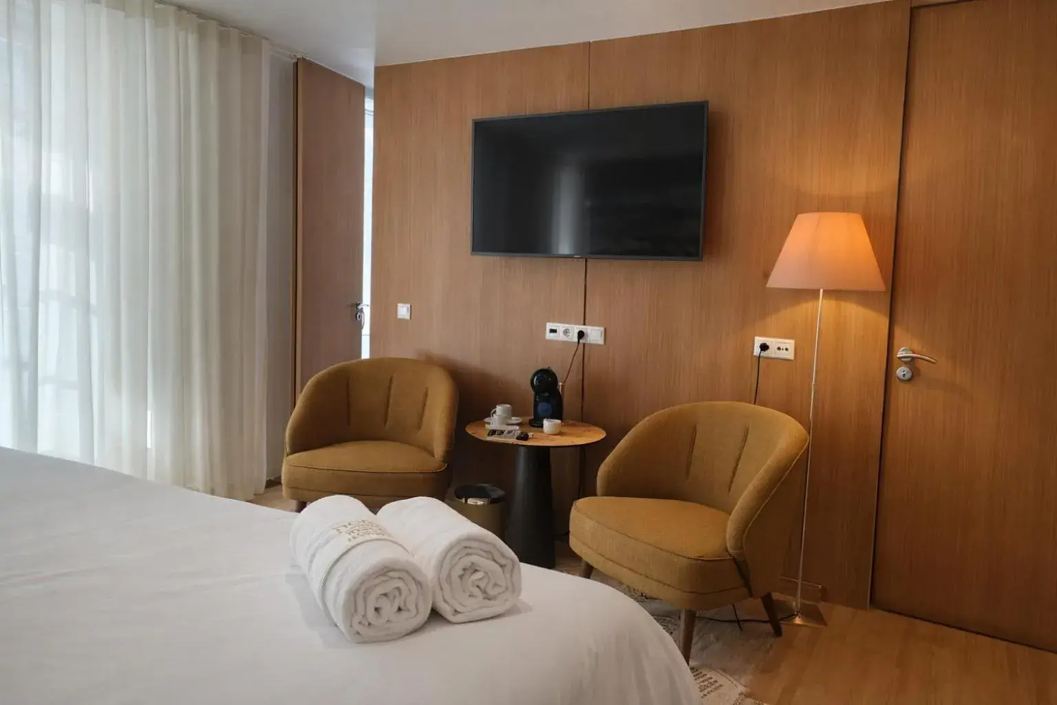 Bed in Hotel Zenite Bed in Hotel Zenite