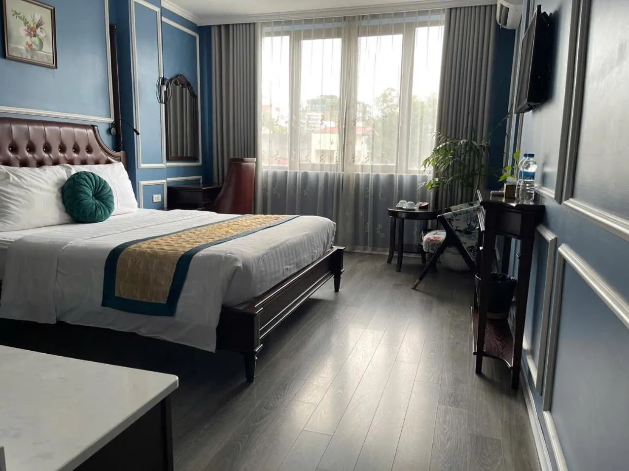 Bed in Suddha Boutique Hotel