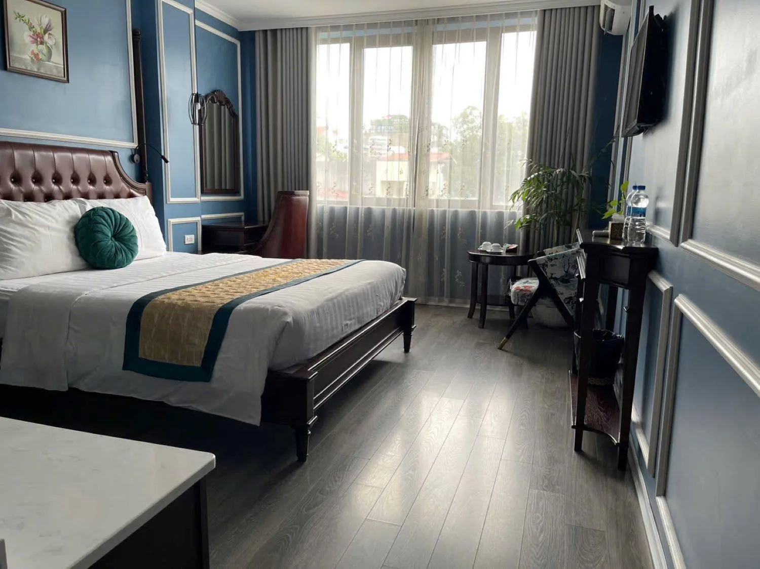 Bed in Suddha Boutique Hotel