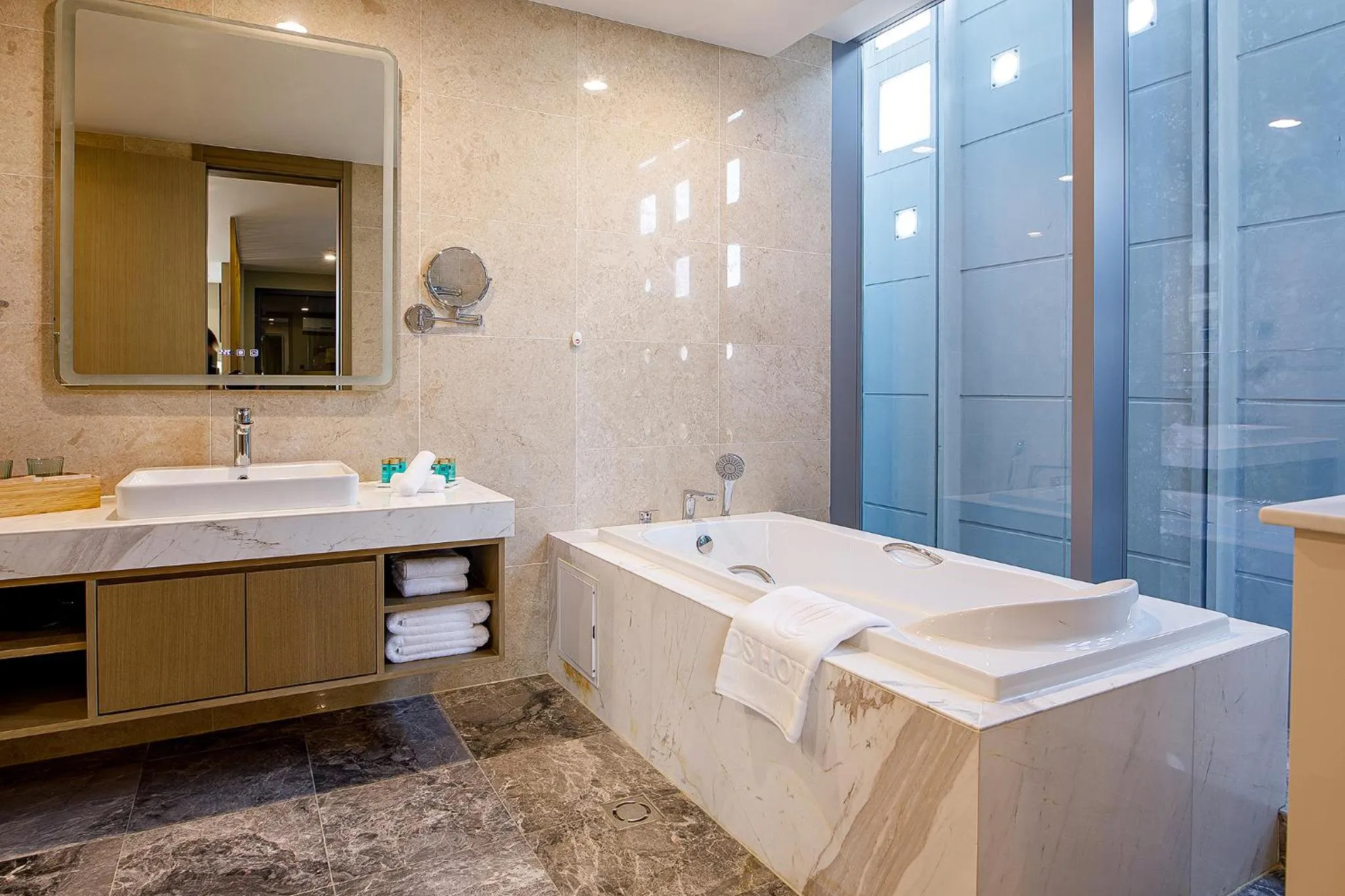 Bathroom in LDS Hotel Belgrade