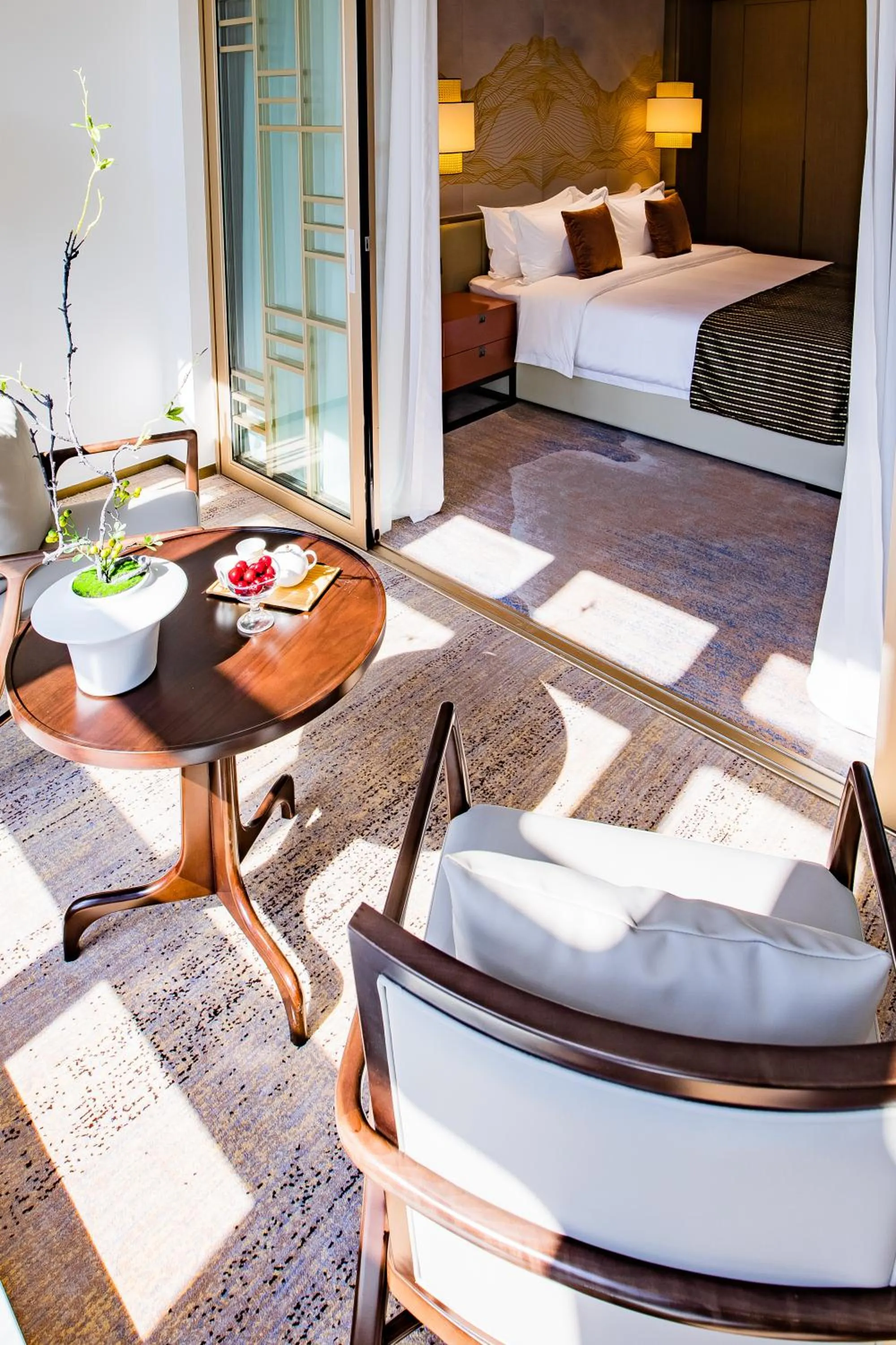 Seating area, Bed in LDS Hotel Belgrade