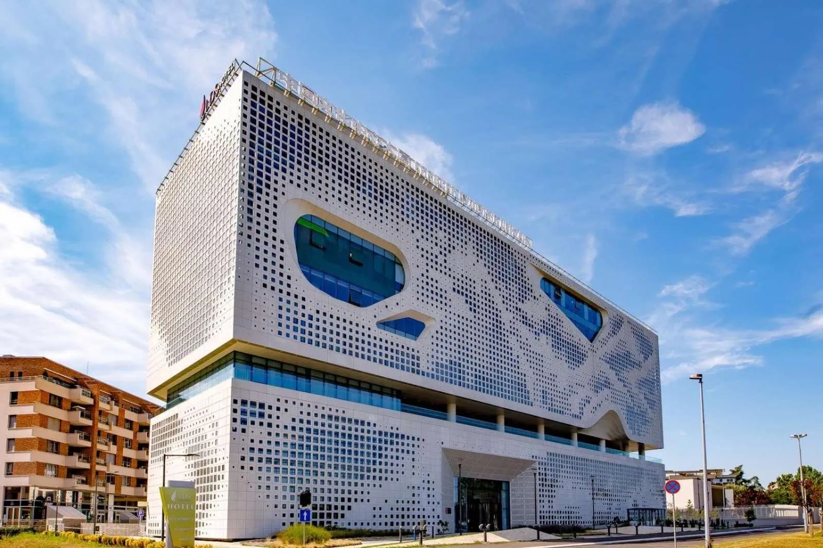 Property building in LDS Hotel Belgrade