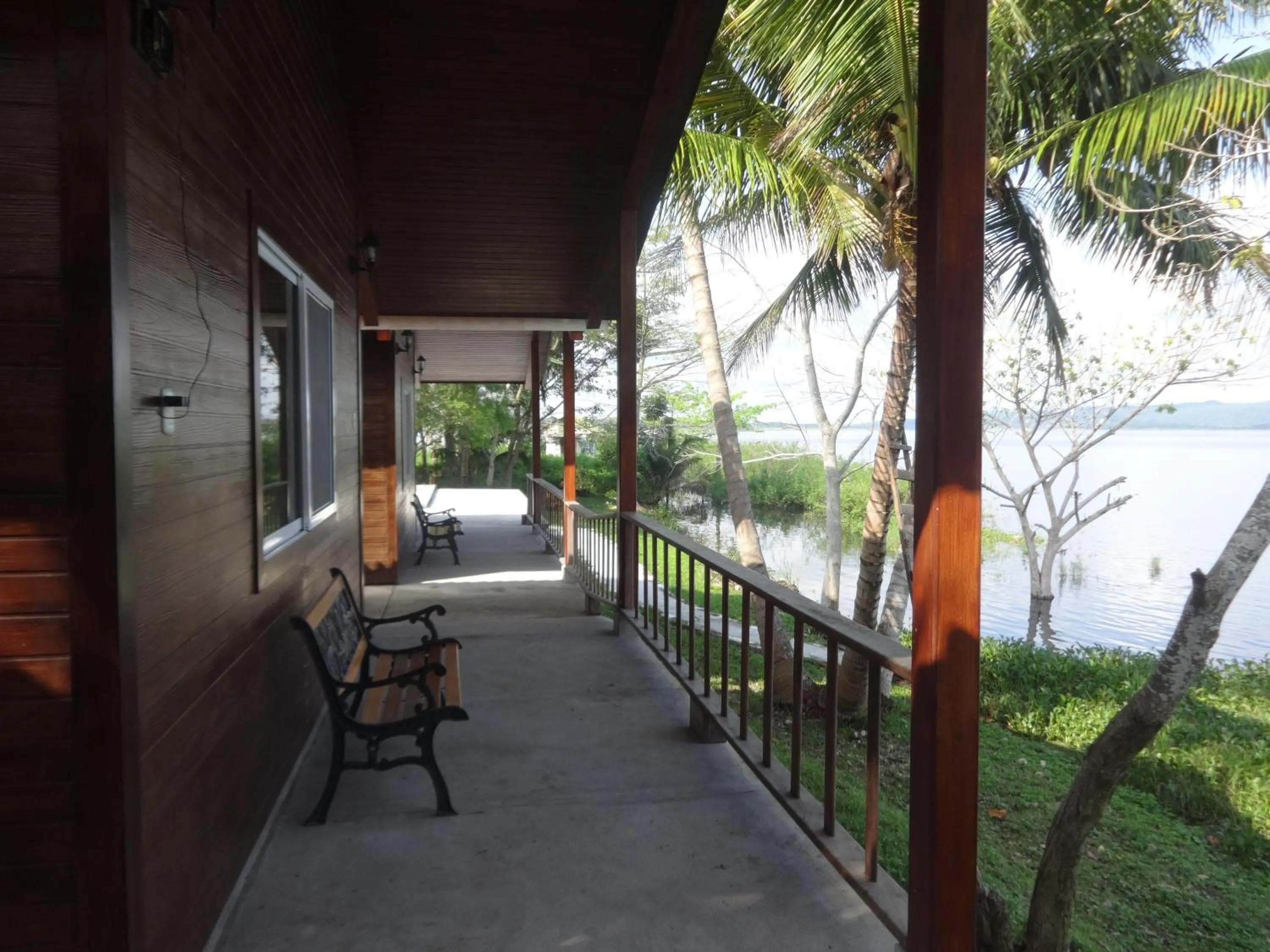 Lake view in Hotel Santa Barbara Tikal