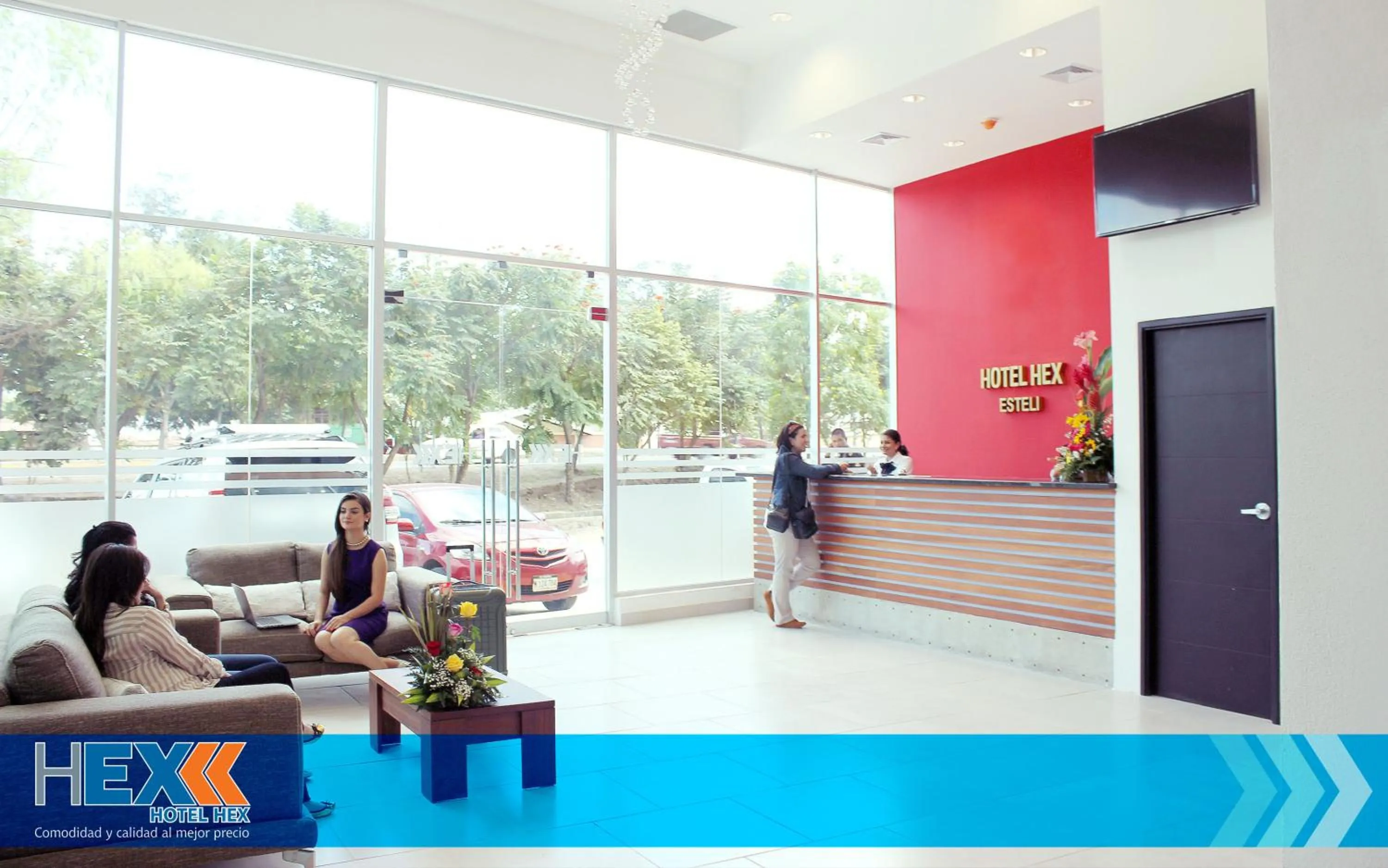 Lobby or reception in Hotel Hex Estelí