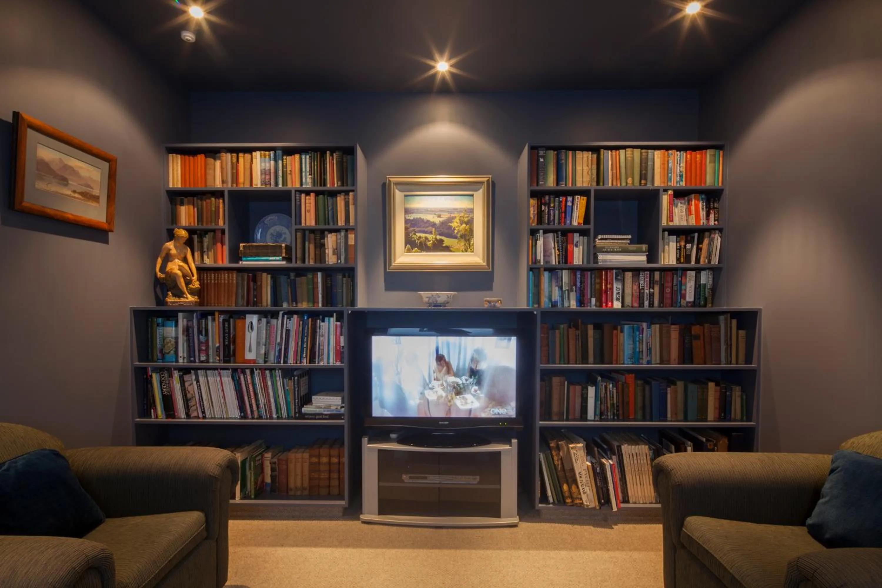 Library in Matuka Lodge