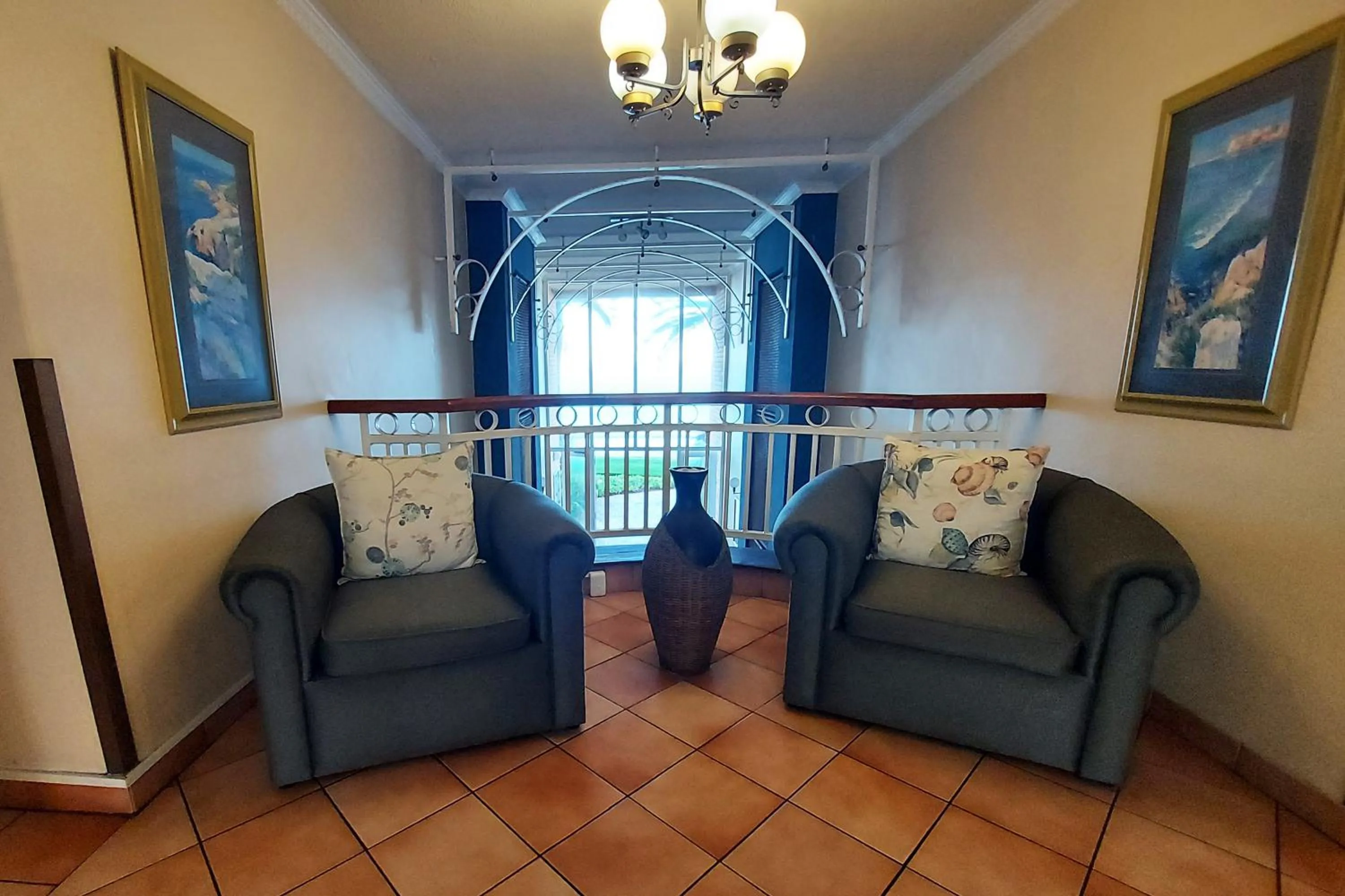 Seating area in First Group Brookes Hill Suites