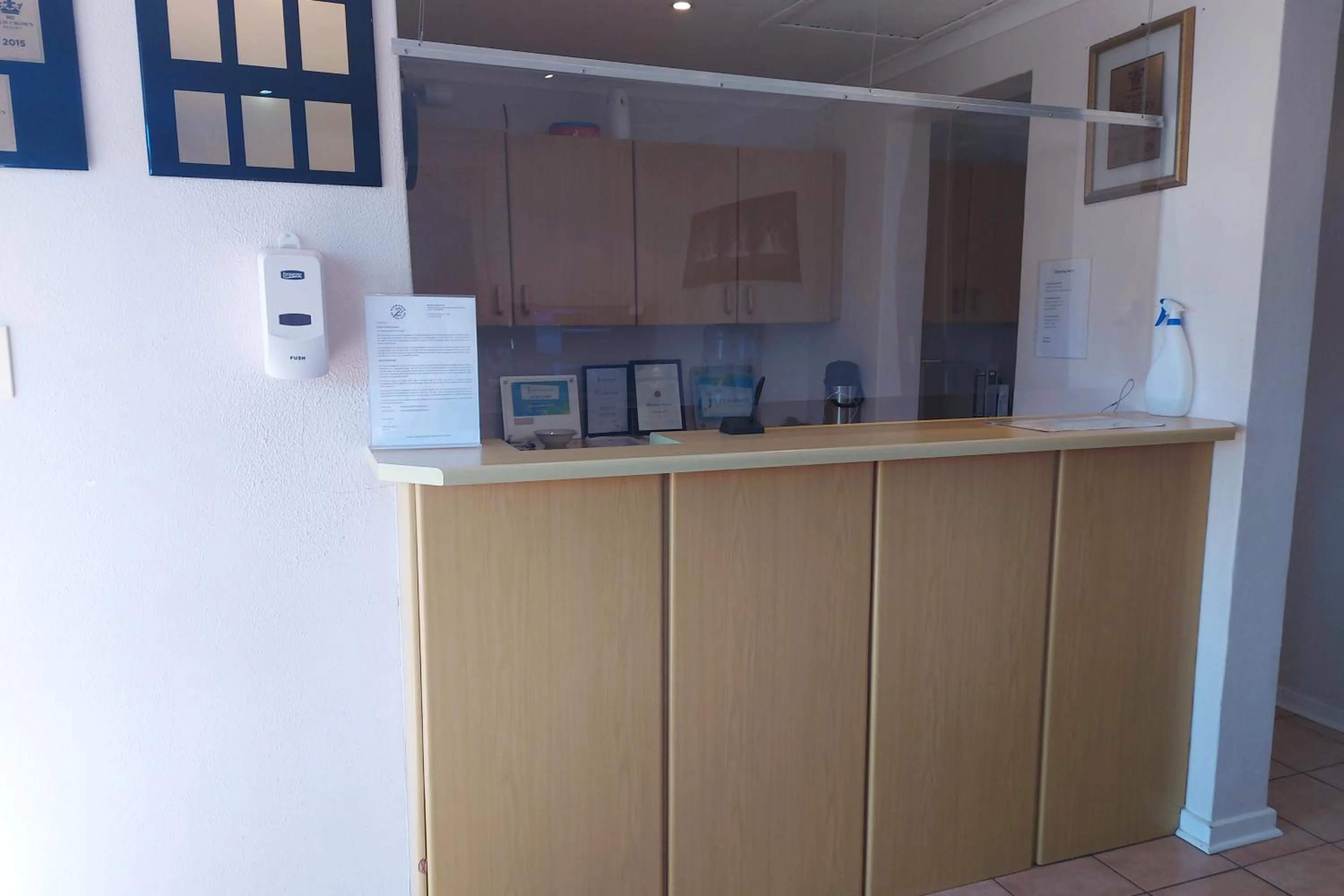 Lobby or reception in First Group Hermanus Beach Club