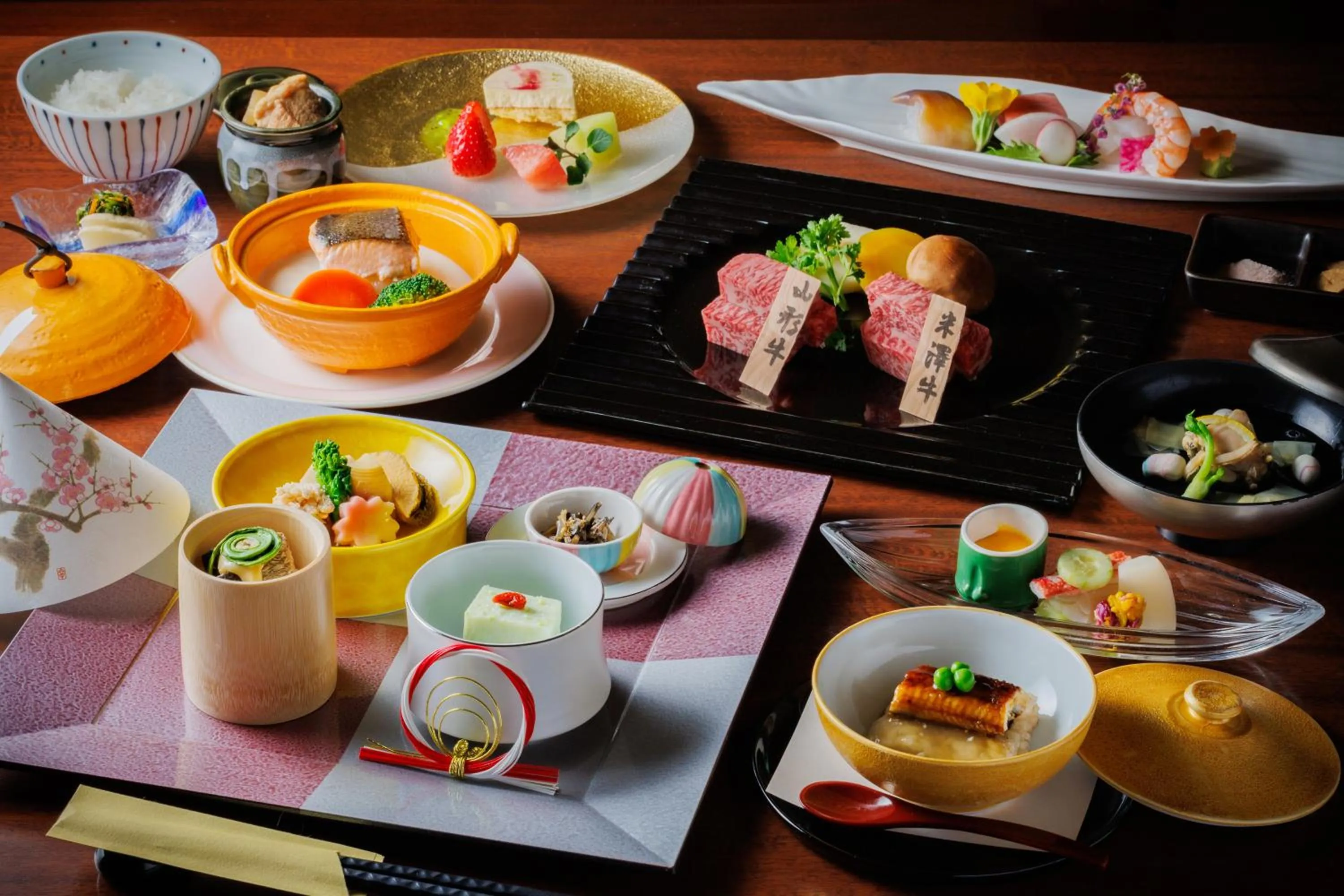 Food and drinks in Takinoyu Hotel