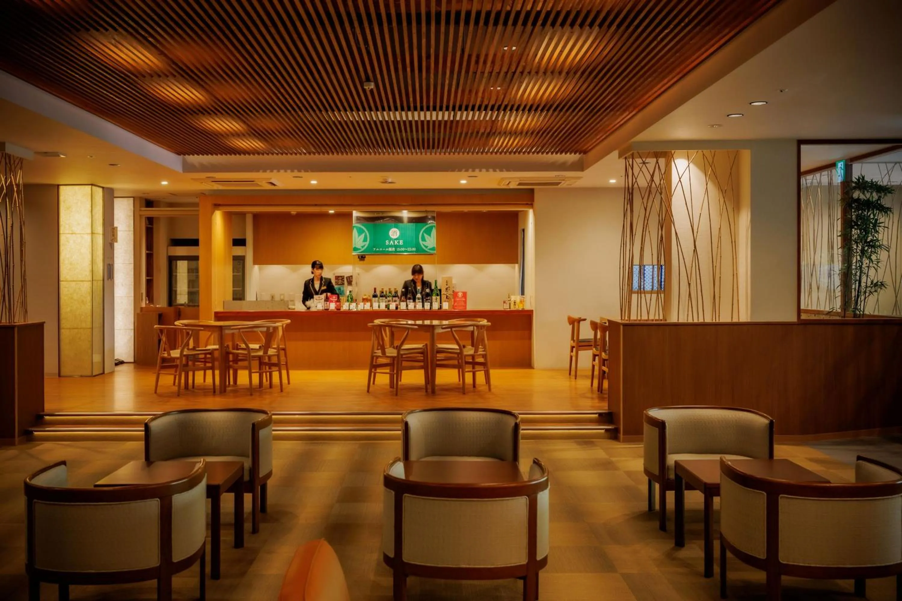 Lounge or bar in Takinoyu Hotel