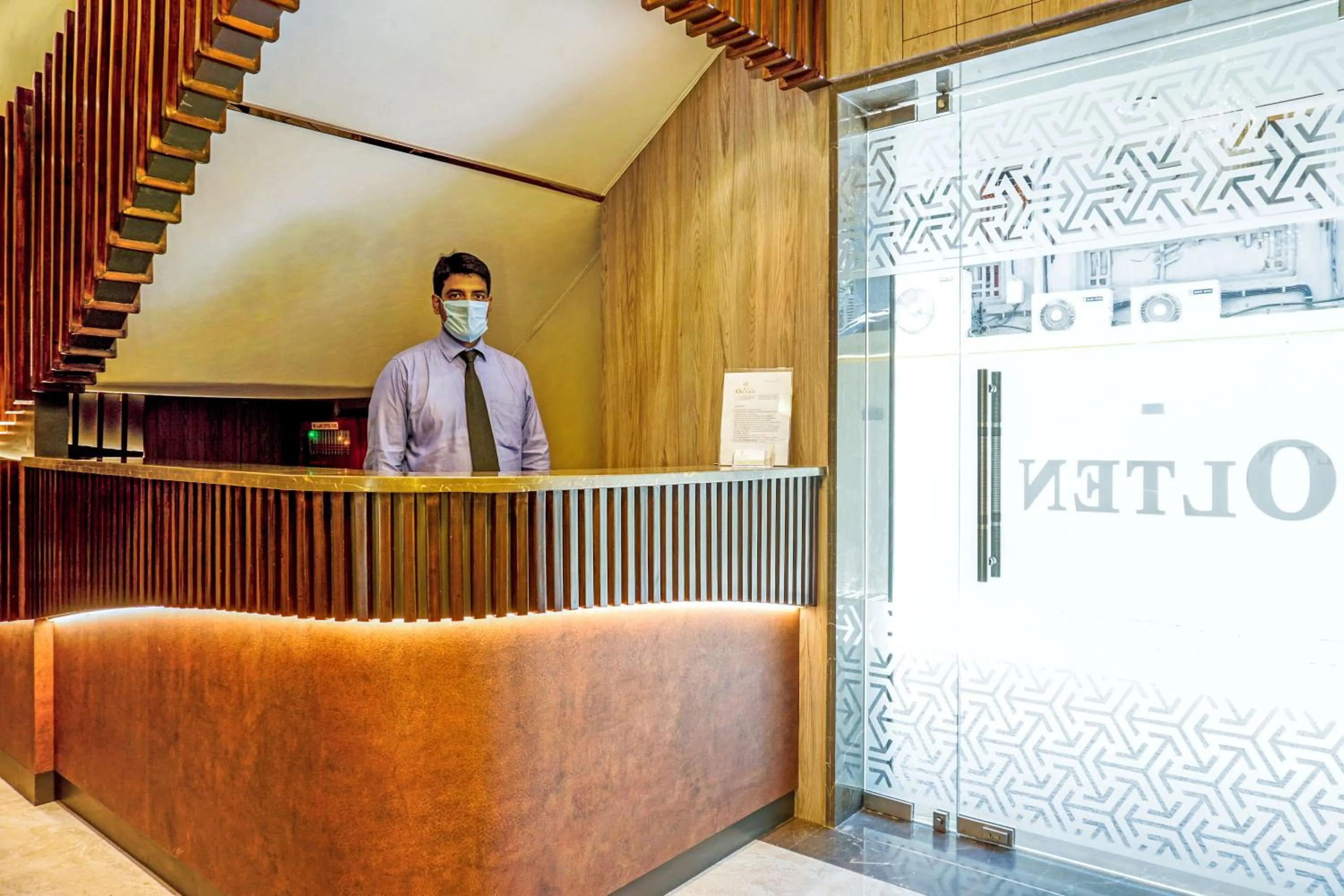 Lobby or reception in Hotel Olten