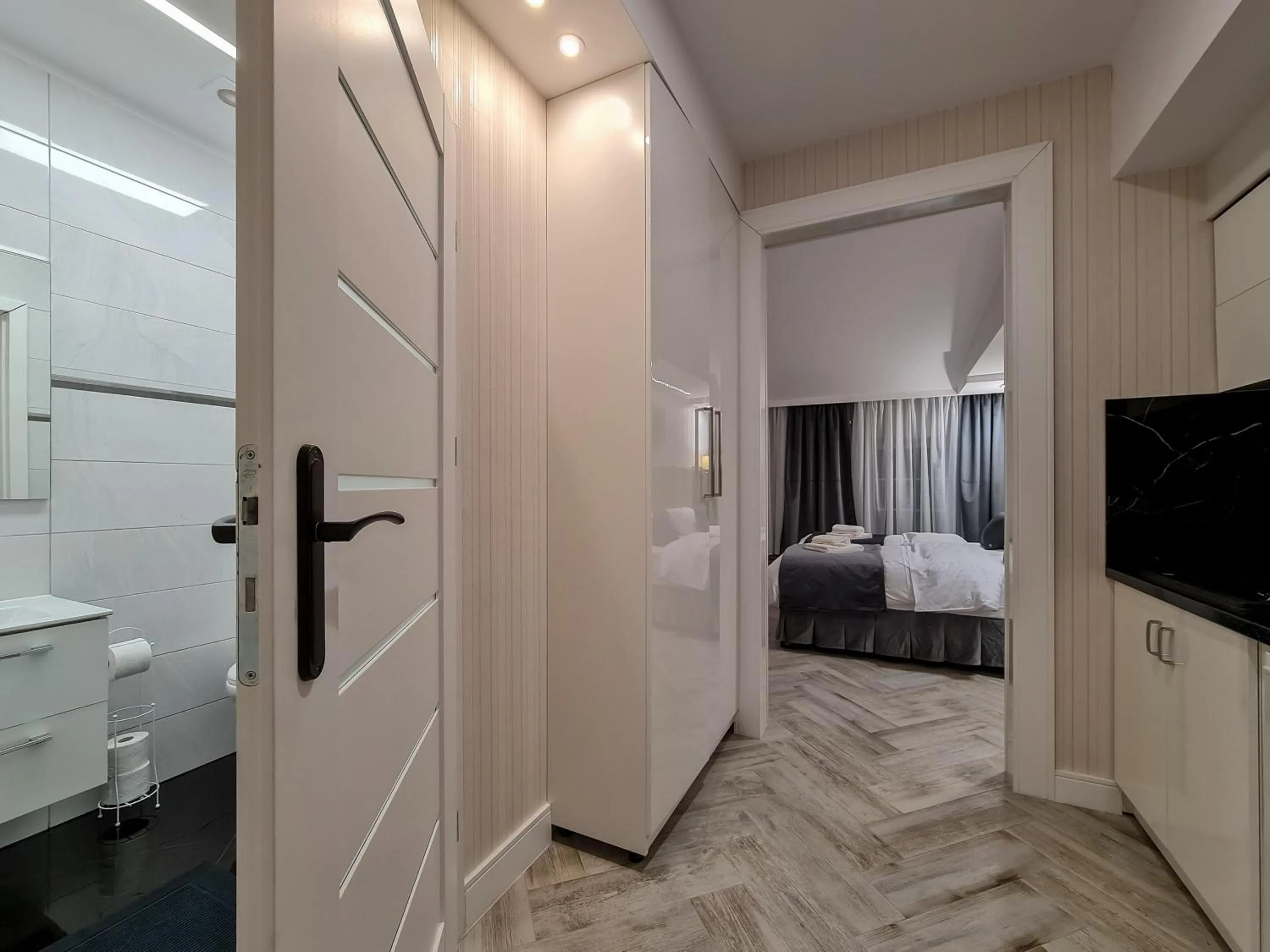 Bed in Apartamenty Hayduk