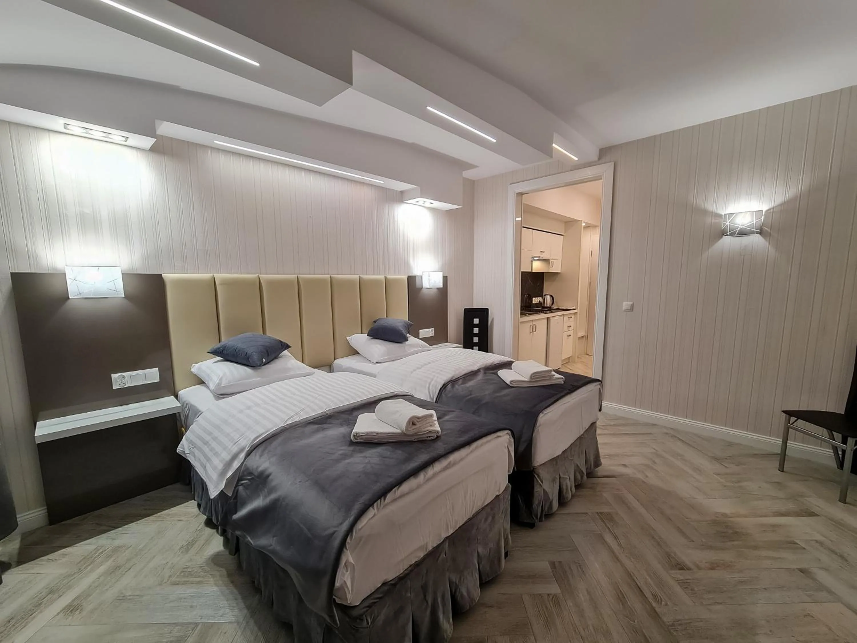 Bed in Apartamenty Hayduk