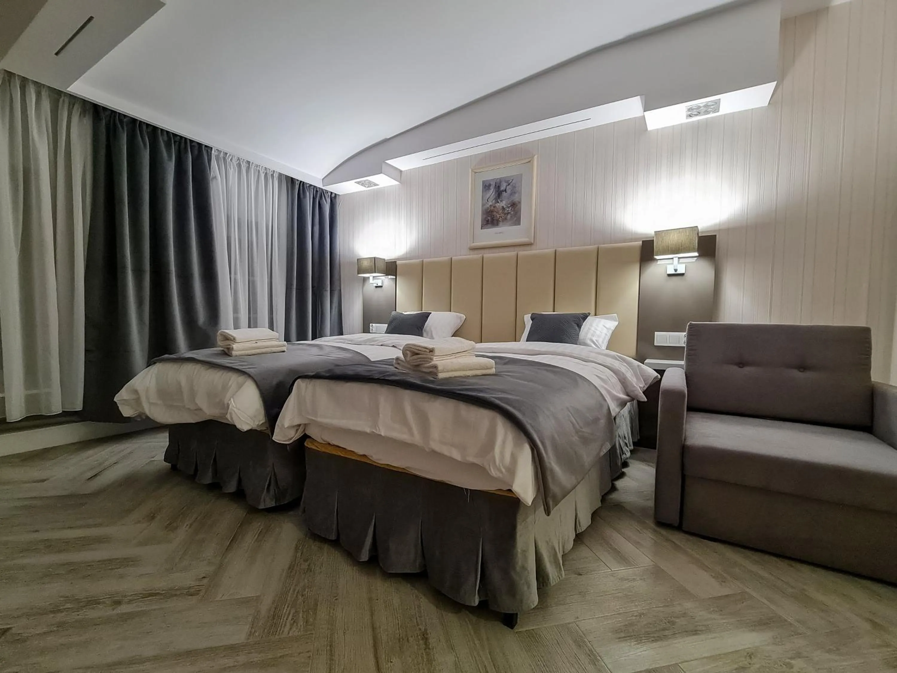 Bed in Apartamenty Hayduk