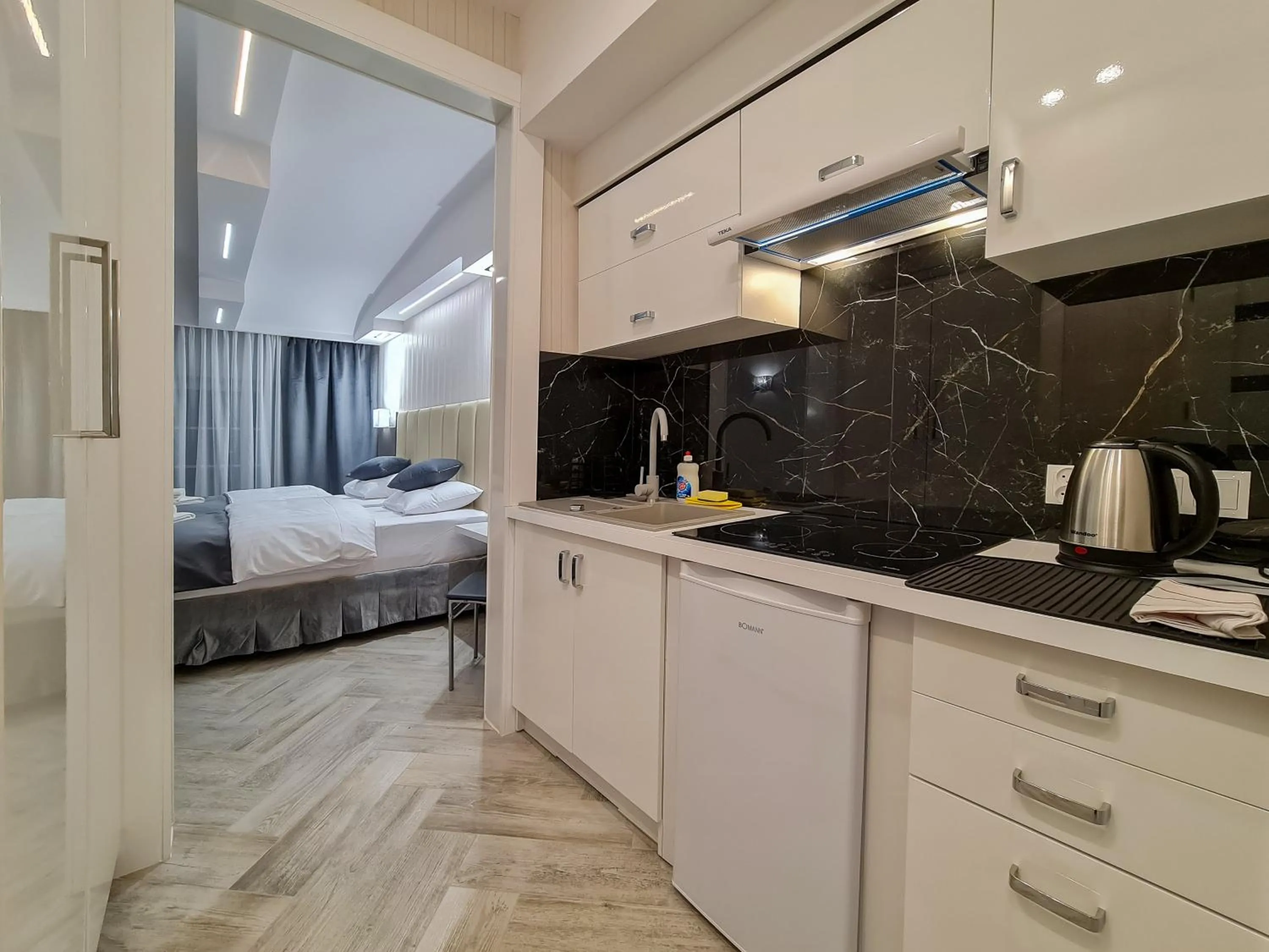 Bed in Apartamenty Hayduk