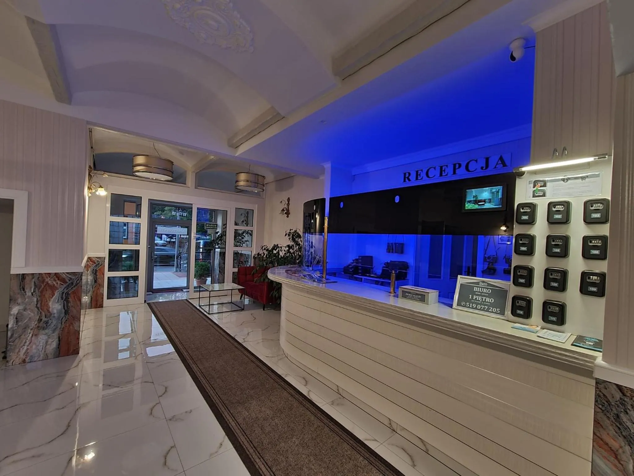 Lobby or reception in Apartamenty Hayduk