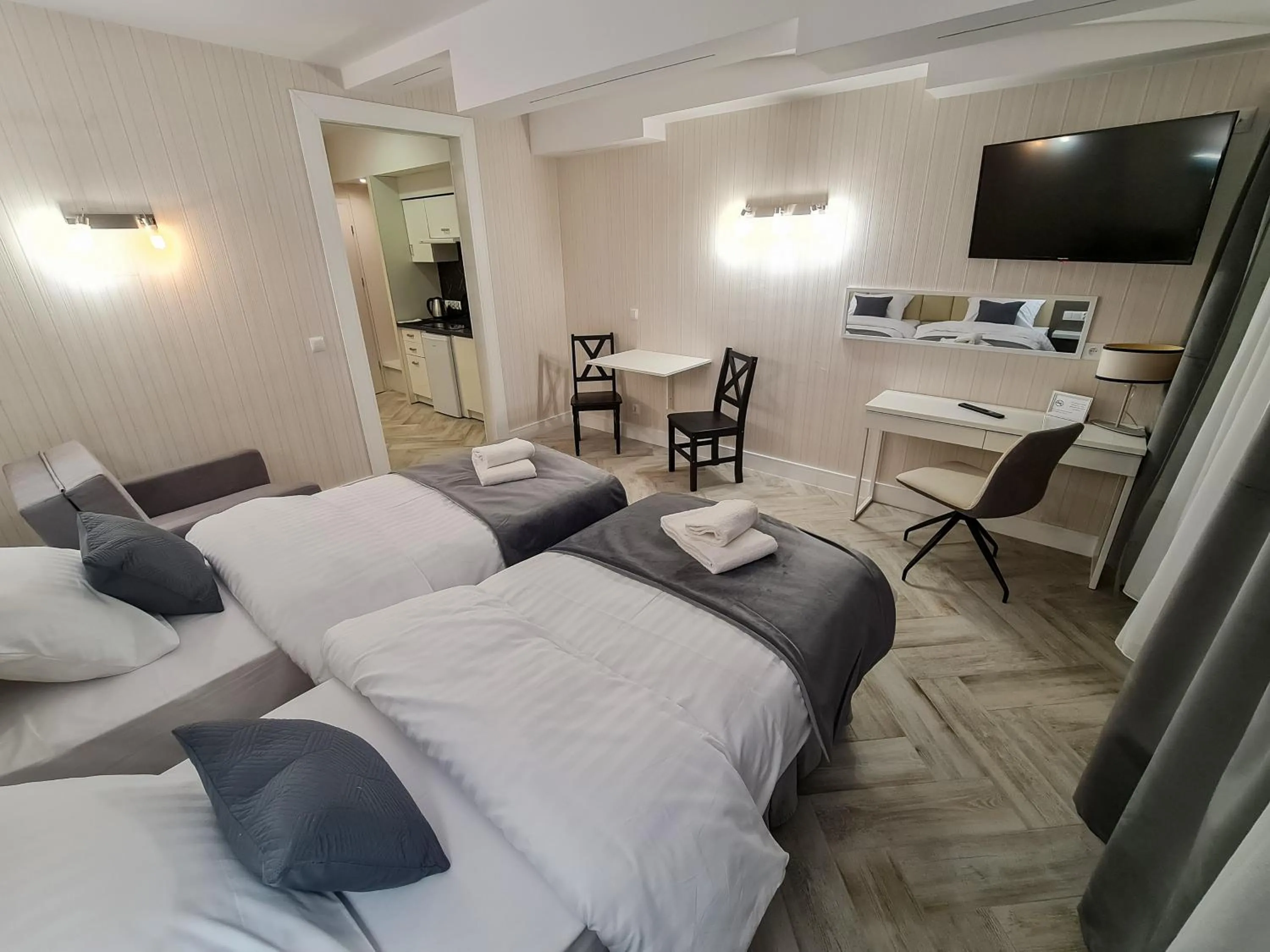 Bed in Apartamenty Hayduk