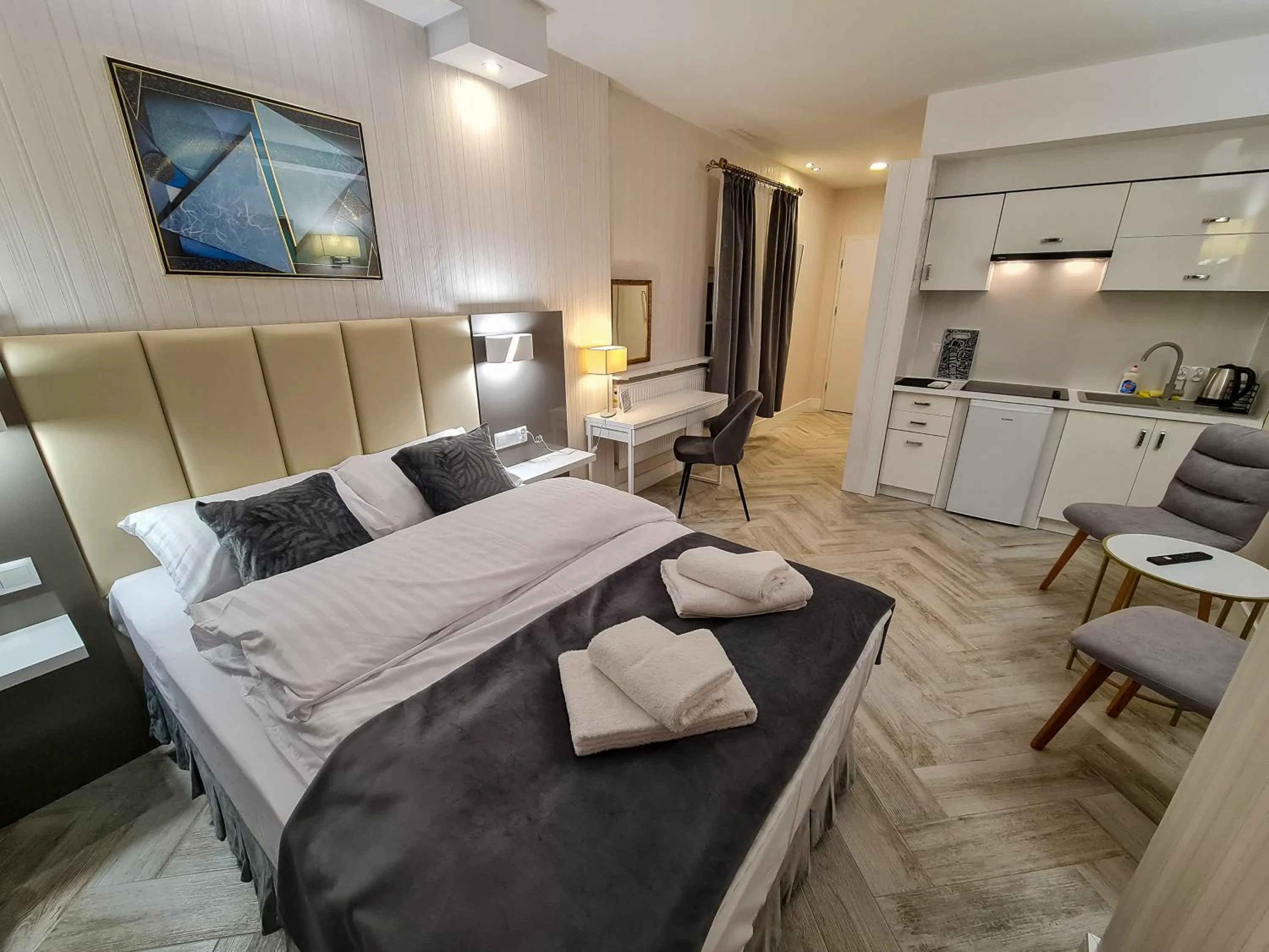 Bed in Apartamenty Hayduk