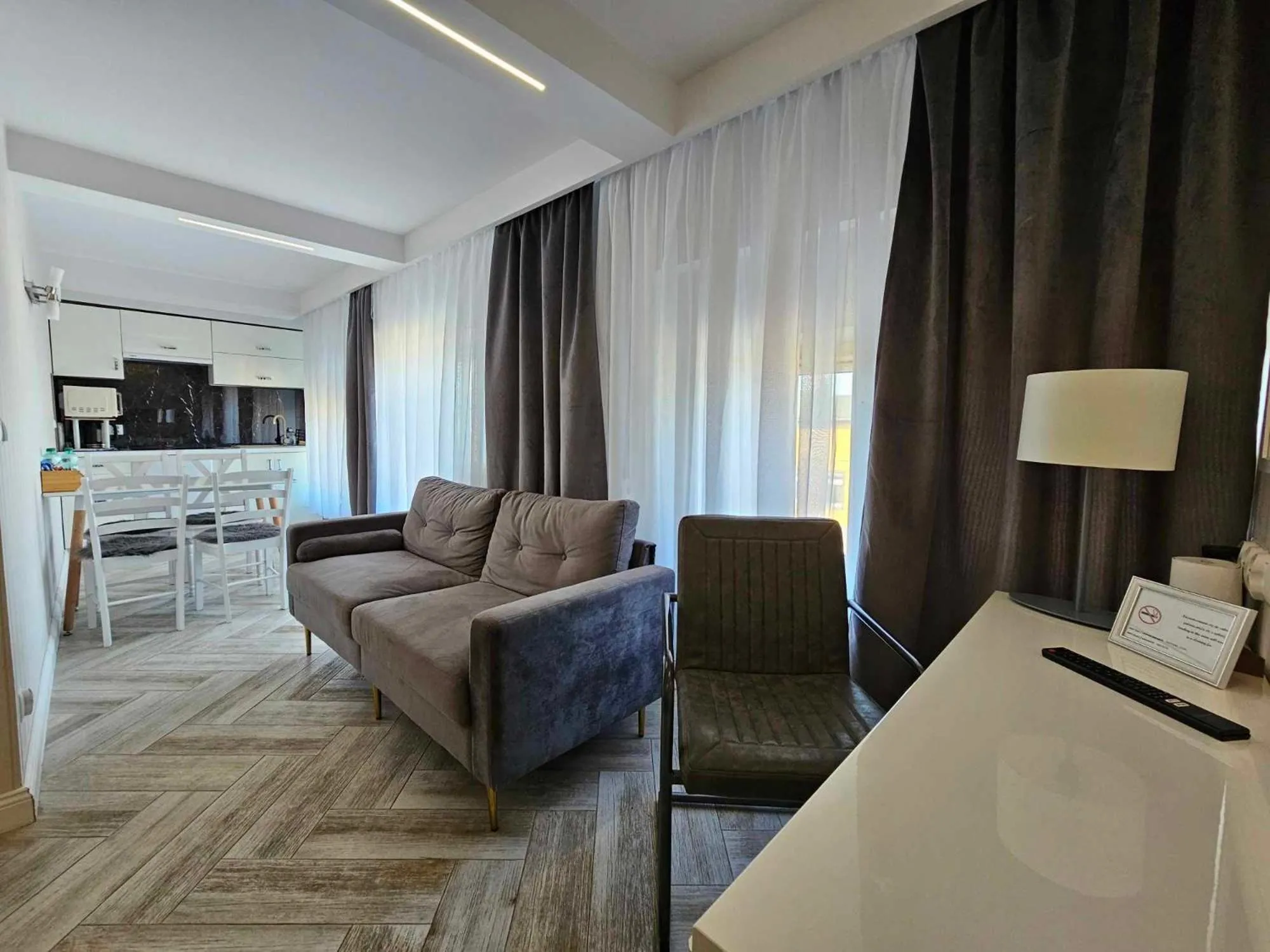 Kitchen or kitchenette in Apartamenty Hayduk