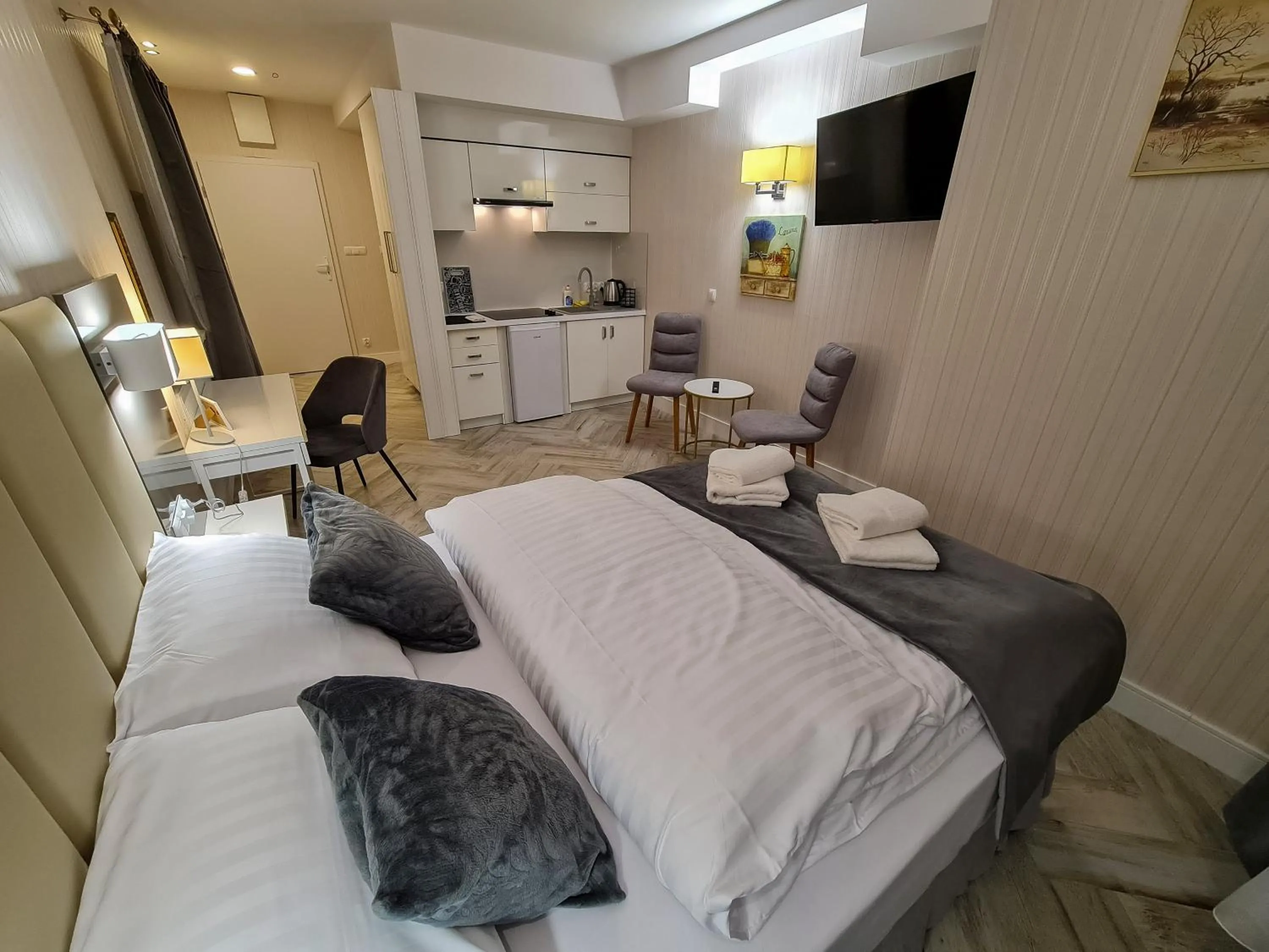 Bed in Apartamenty Hayduk