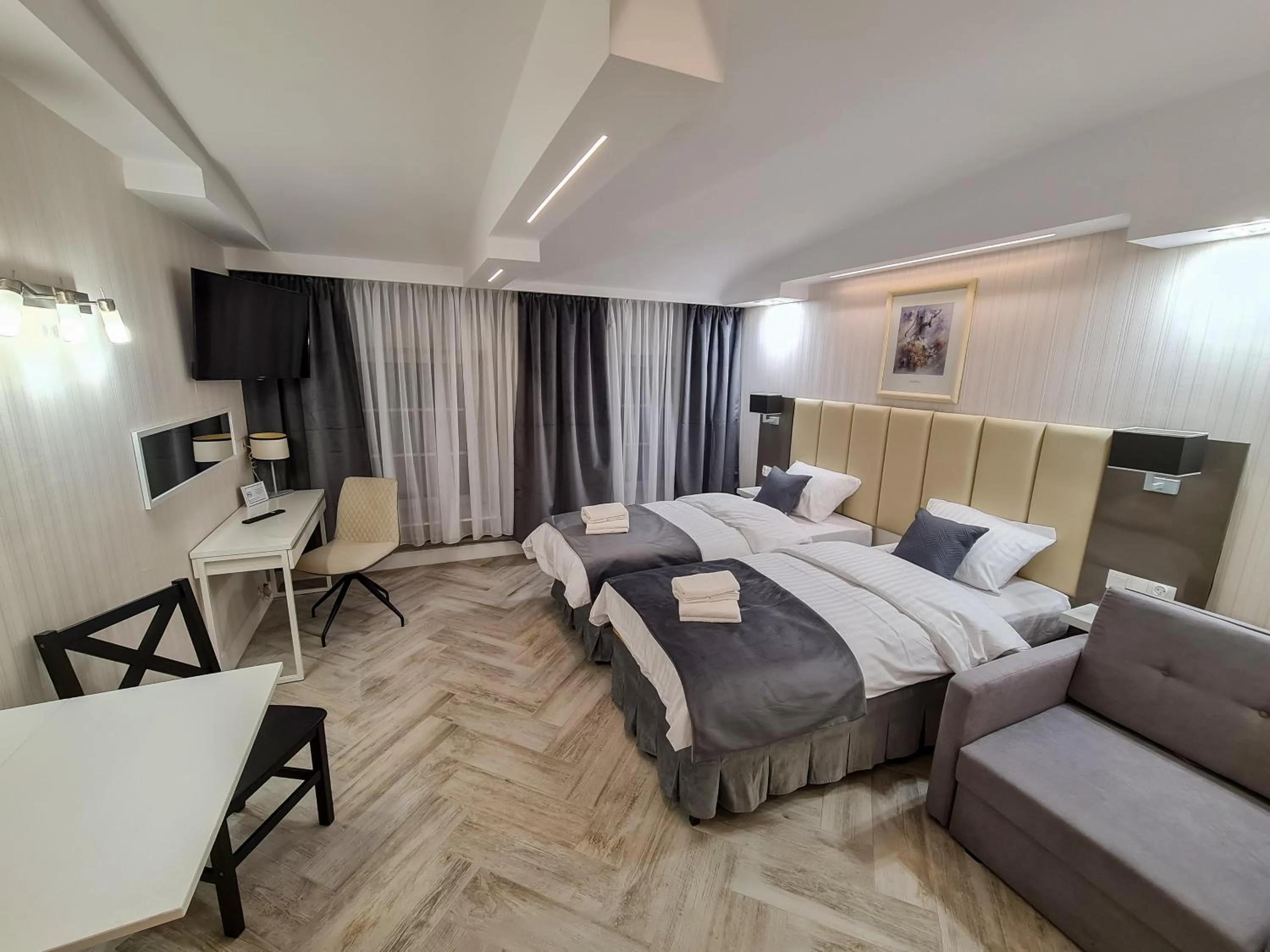 Bed in Apartamenty Hayduk