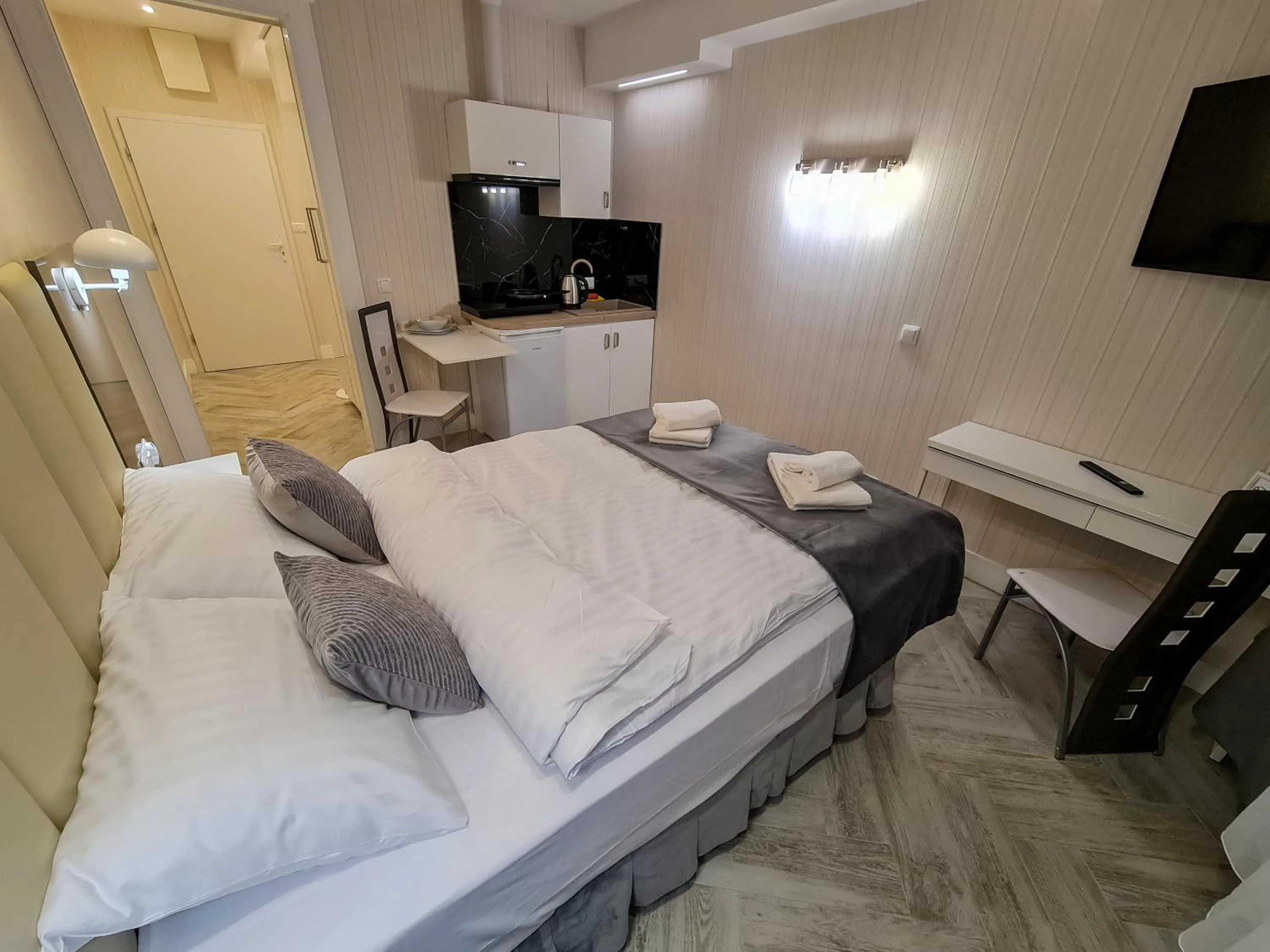 Bed in Apartamenty Hayduk