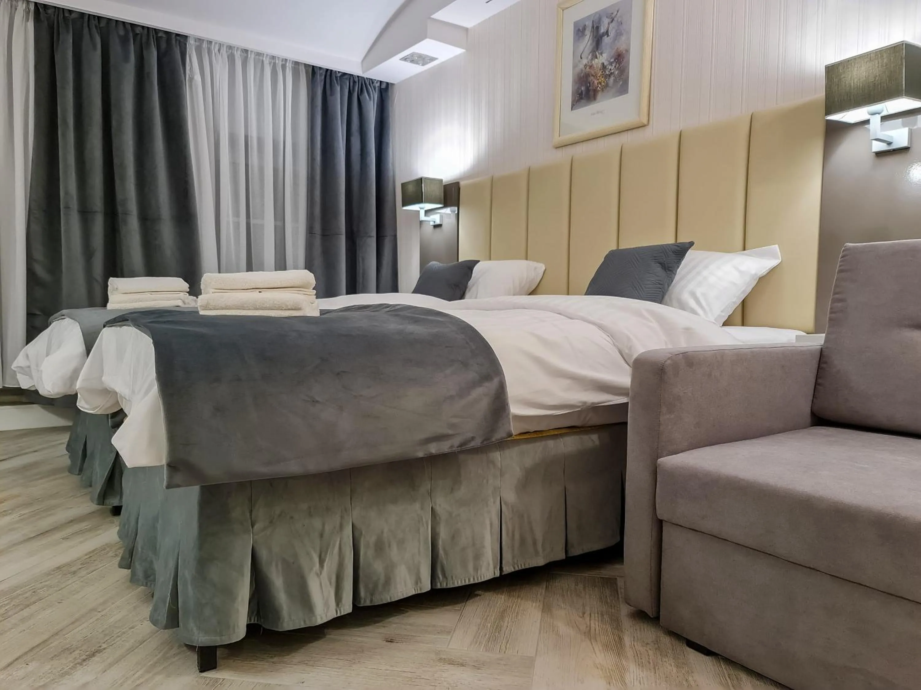 Bed in Apartamenty Hayduk