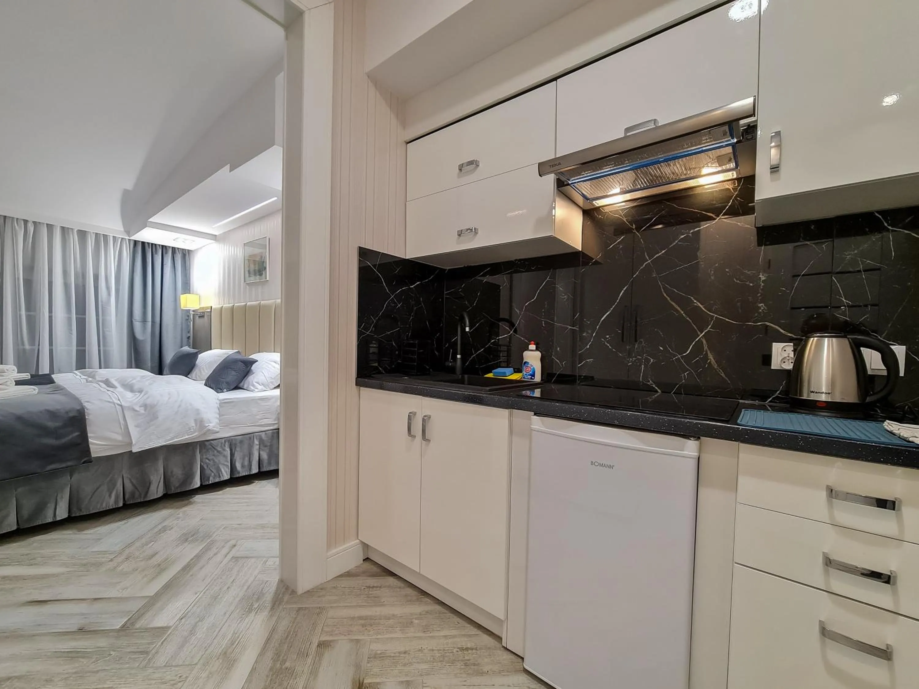 Bed in Apartamenty Hayduk