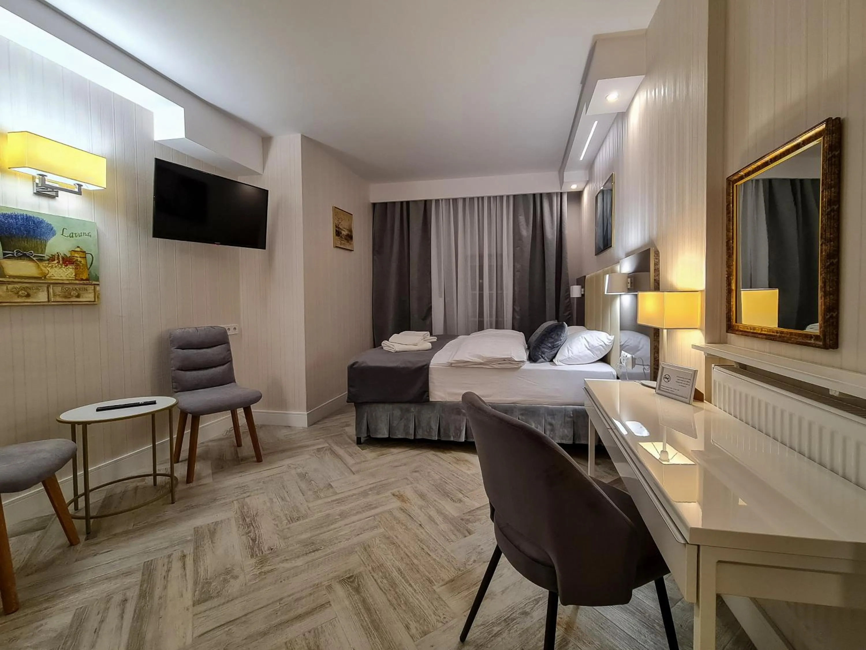 Communal lounge/ TV room, Bed in Apartamenty Hayduk