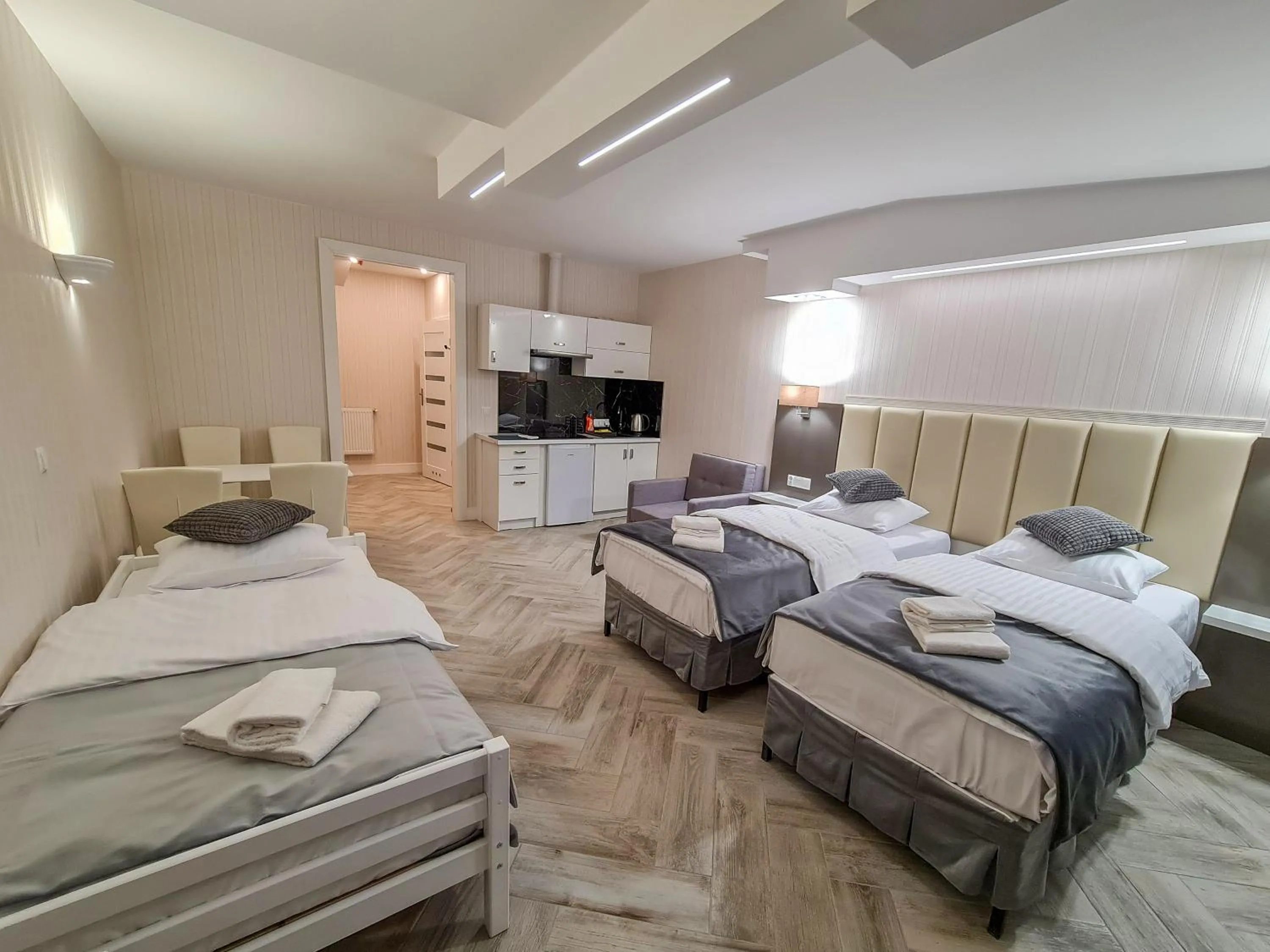 Bed in Apartamenty Hayduk
