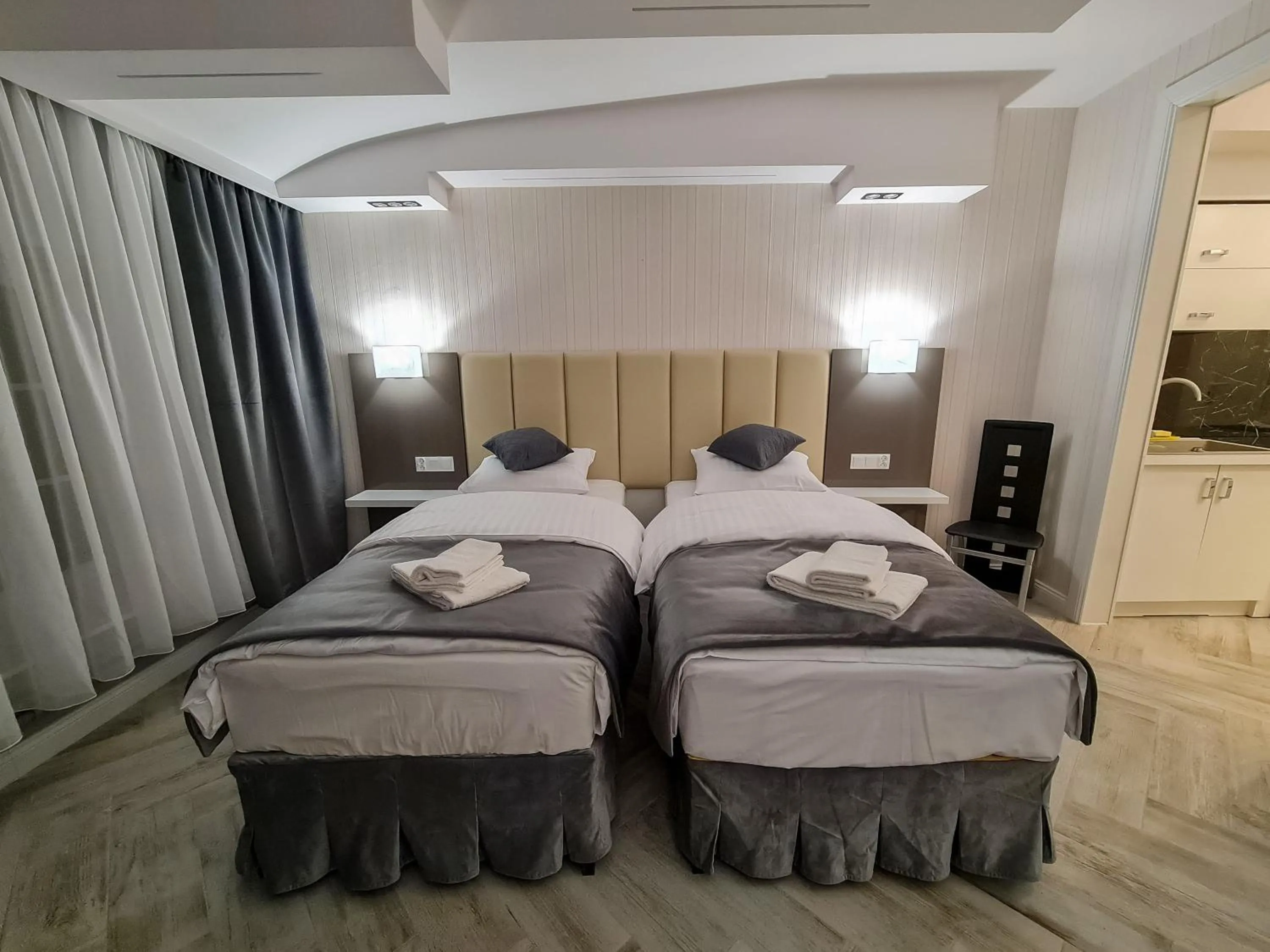 Bed in Apartamenty Hayduk
