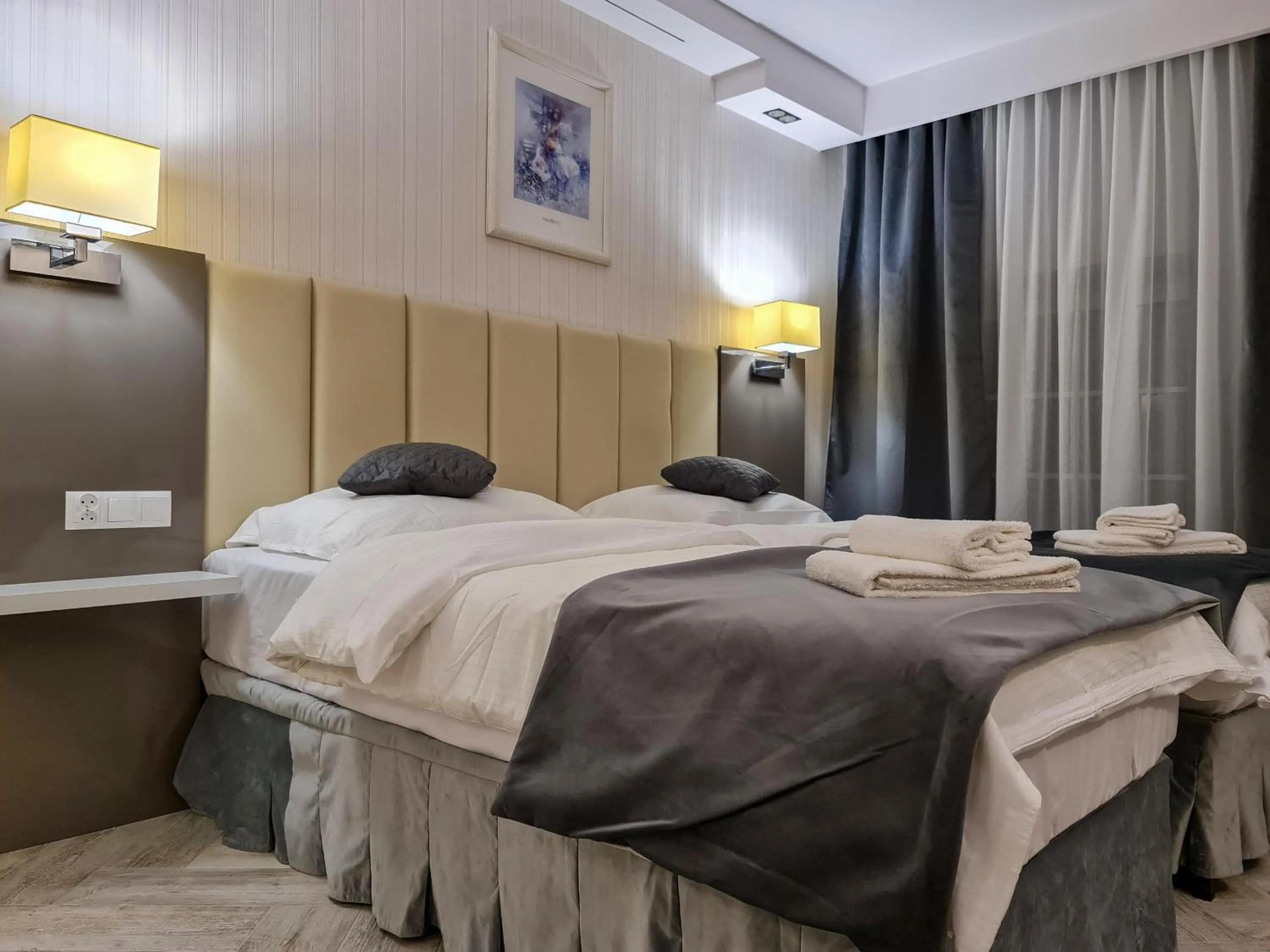 Bed in Apartamenty Hayduk