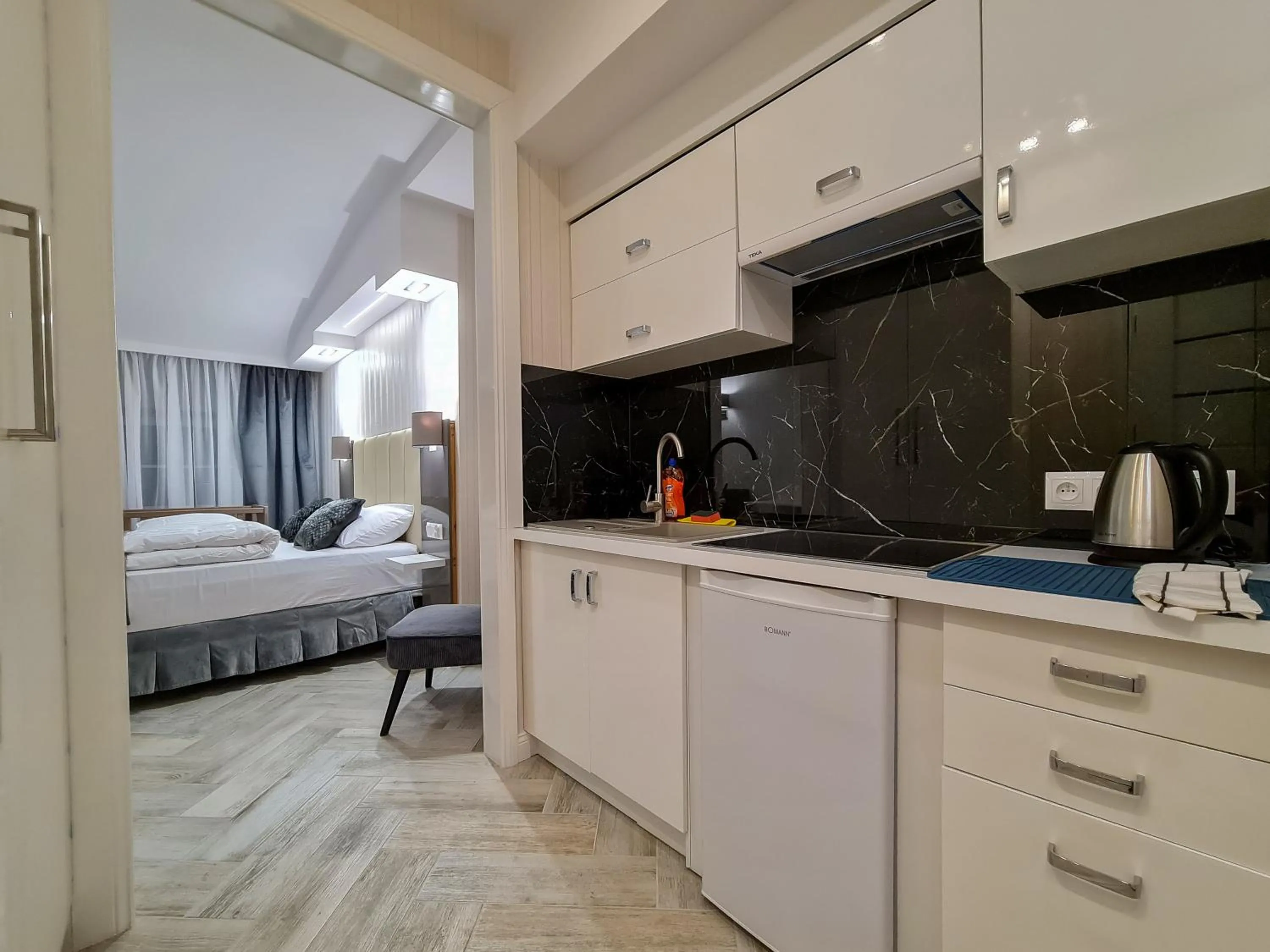 Bed in Apartamenty Hayduk