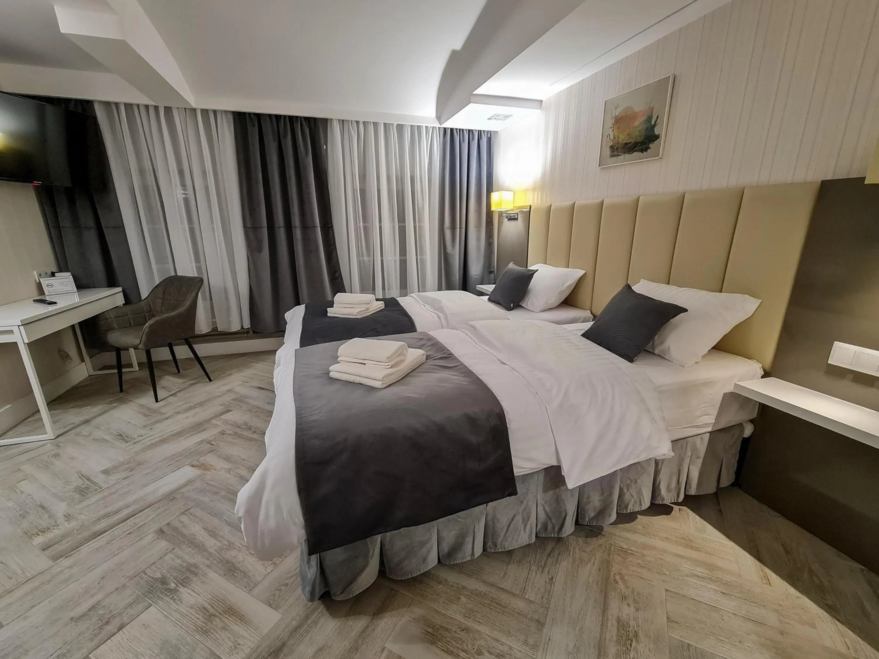 Bed in Apartamenty Hayduk