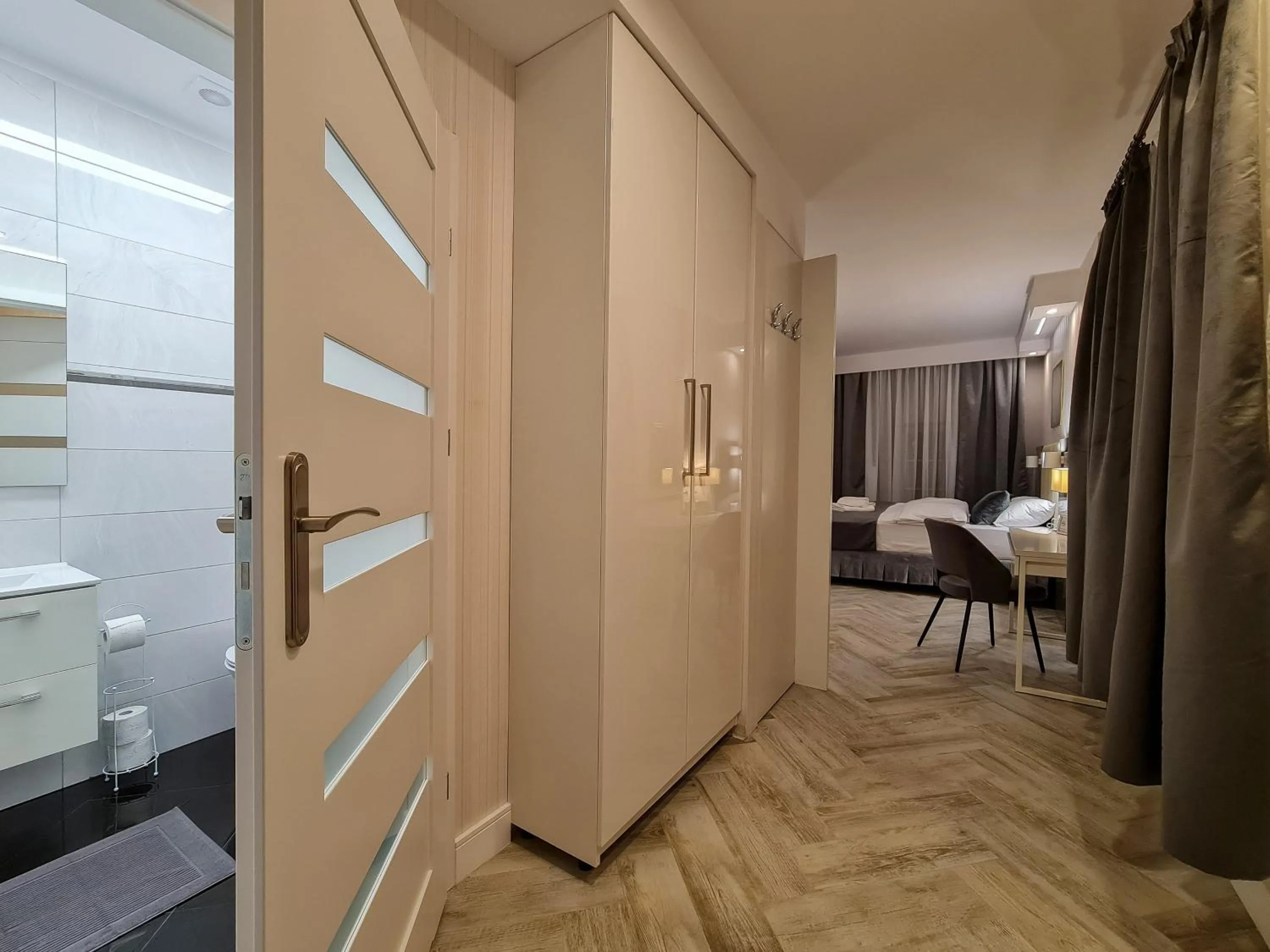 Bed in Apartamenty Hayduk