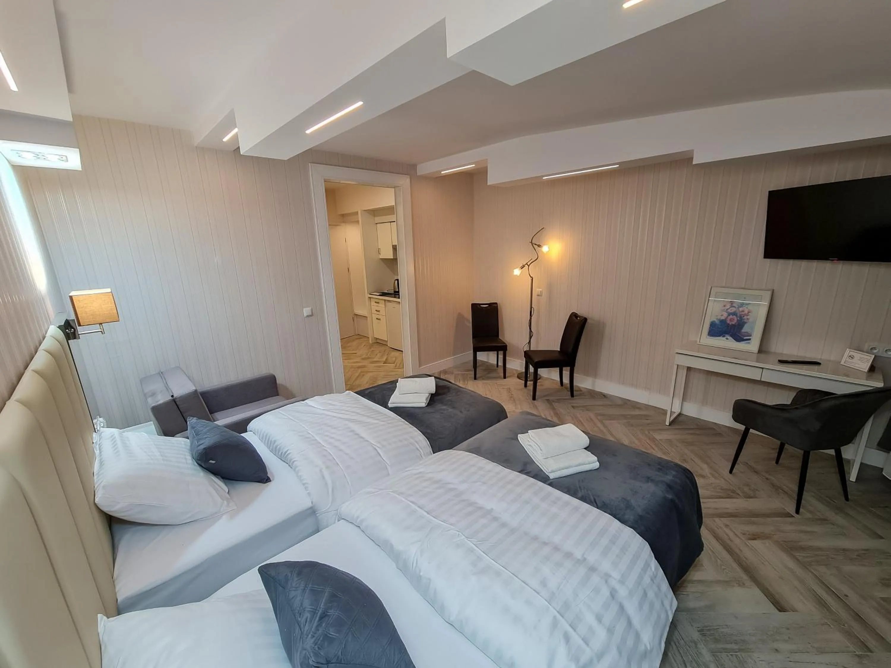 Bed in Apartamenty Hayduk