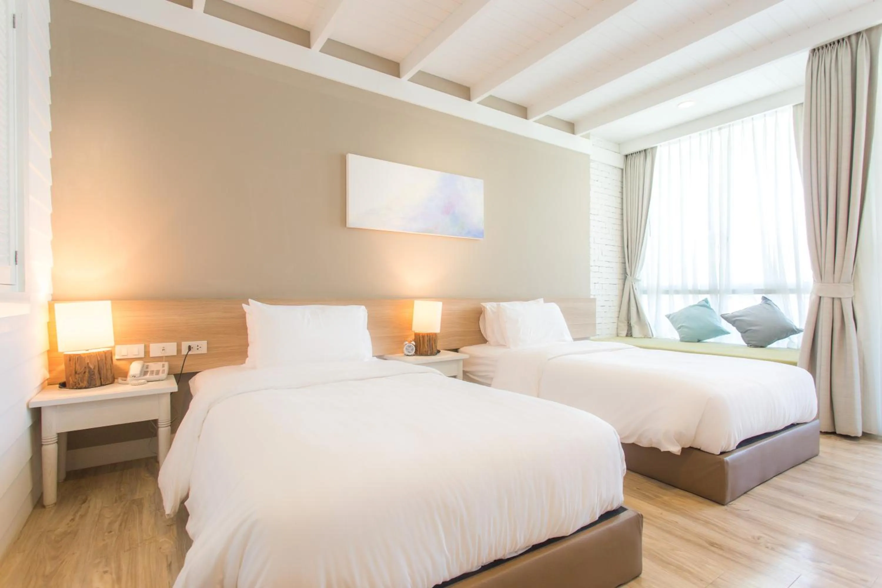 Bed in Prairie Hills Resort