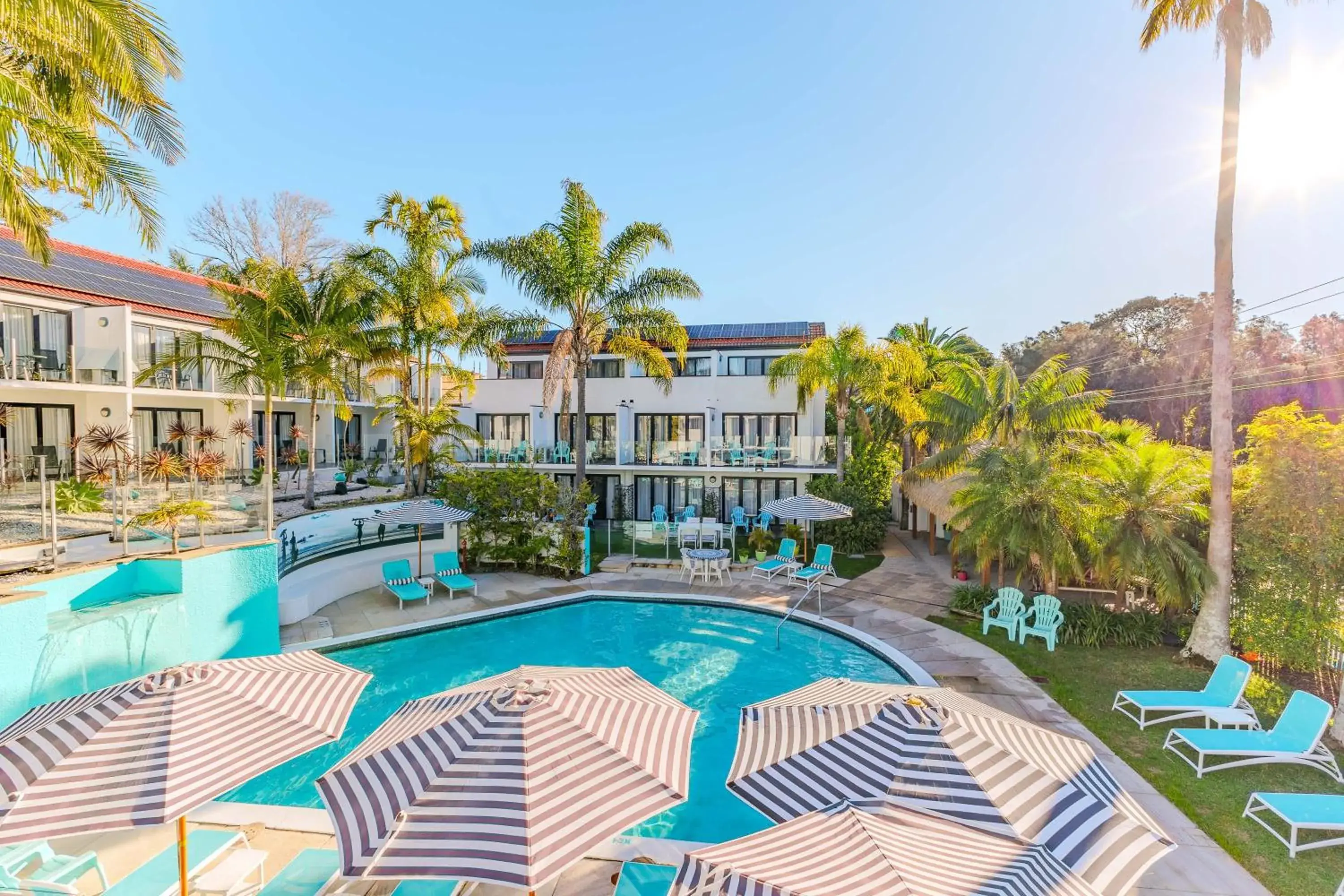 Garden view in Terrigal Pacific Coastal Retreat Garden view in Terrigal Pacific Coastal Retreat
