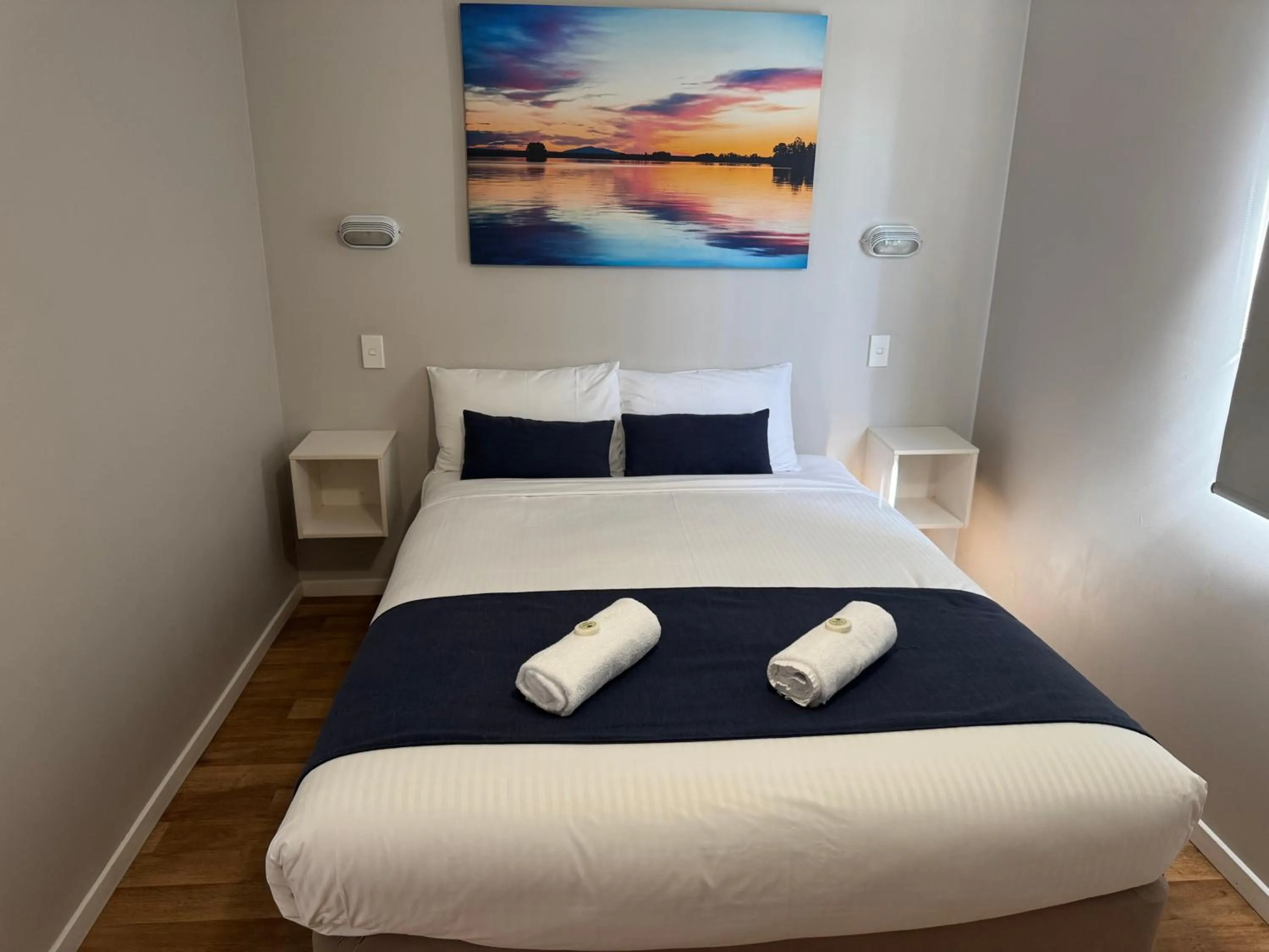 Bedroom, Bed in Clarence Head Caravan Park