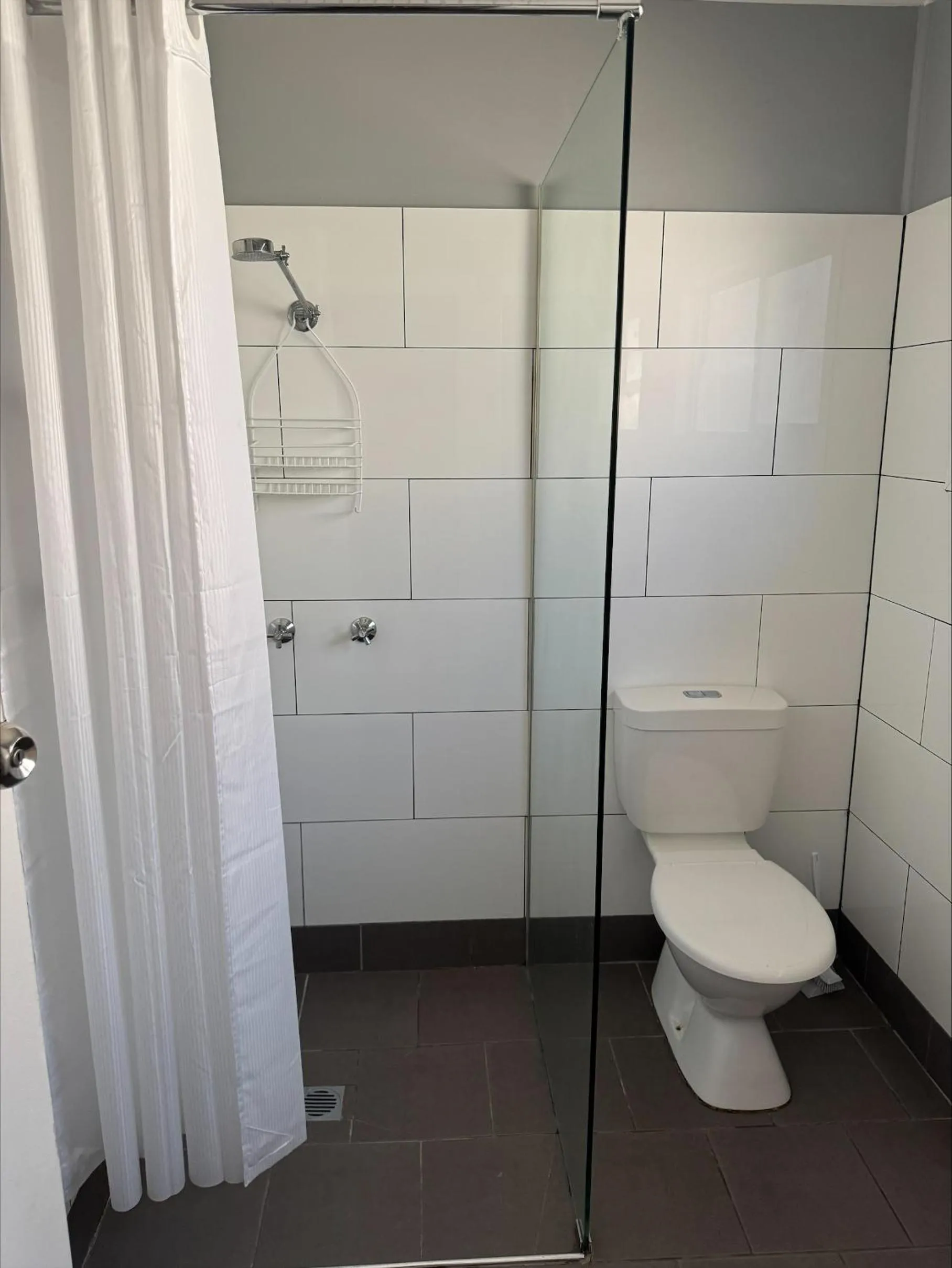 Shower in Clarence Head Caravan Park