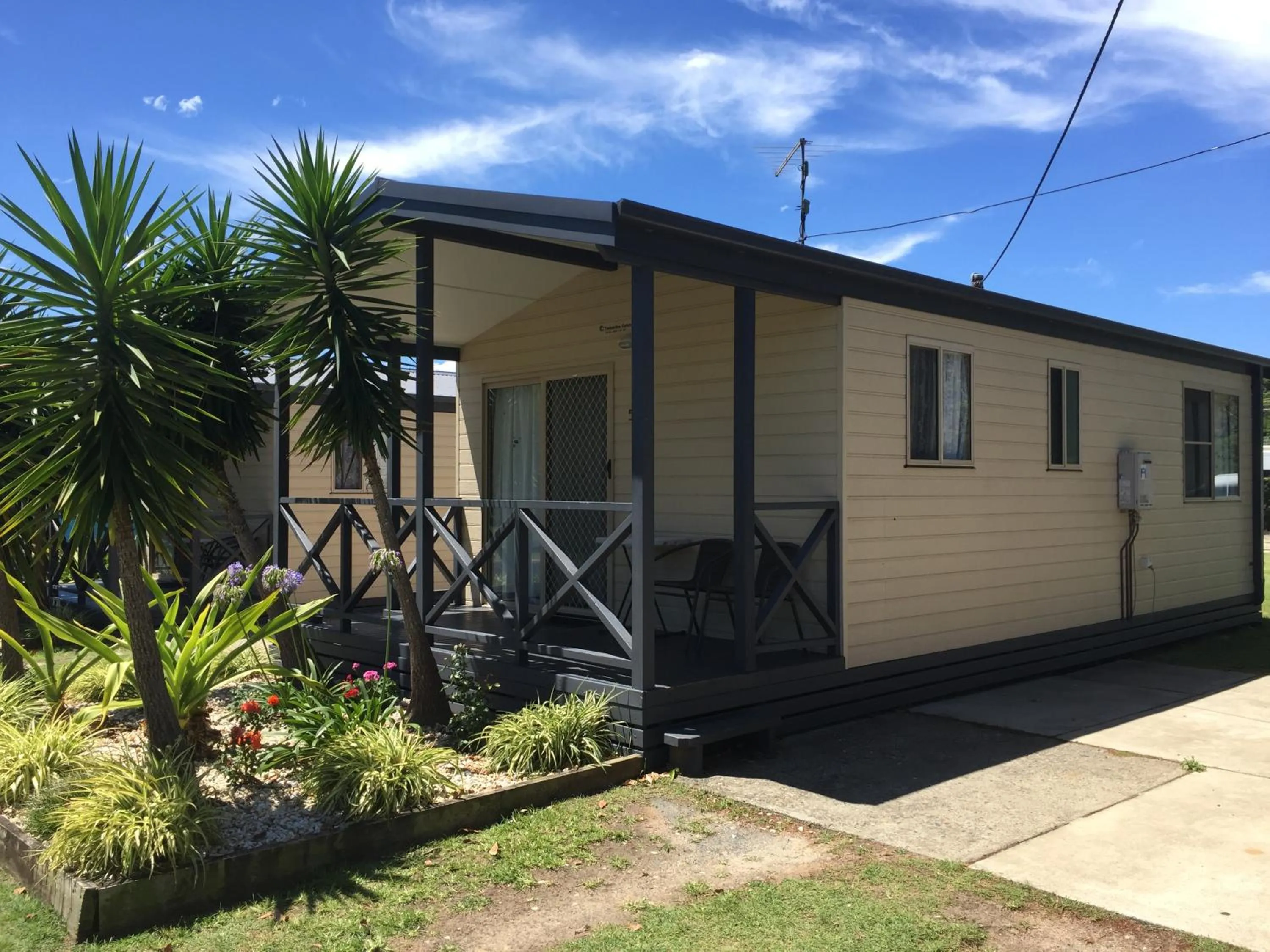Property building in Clarence Head Caravan Park