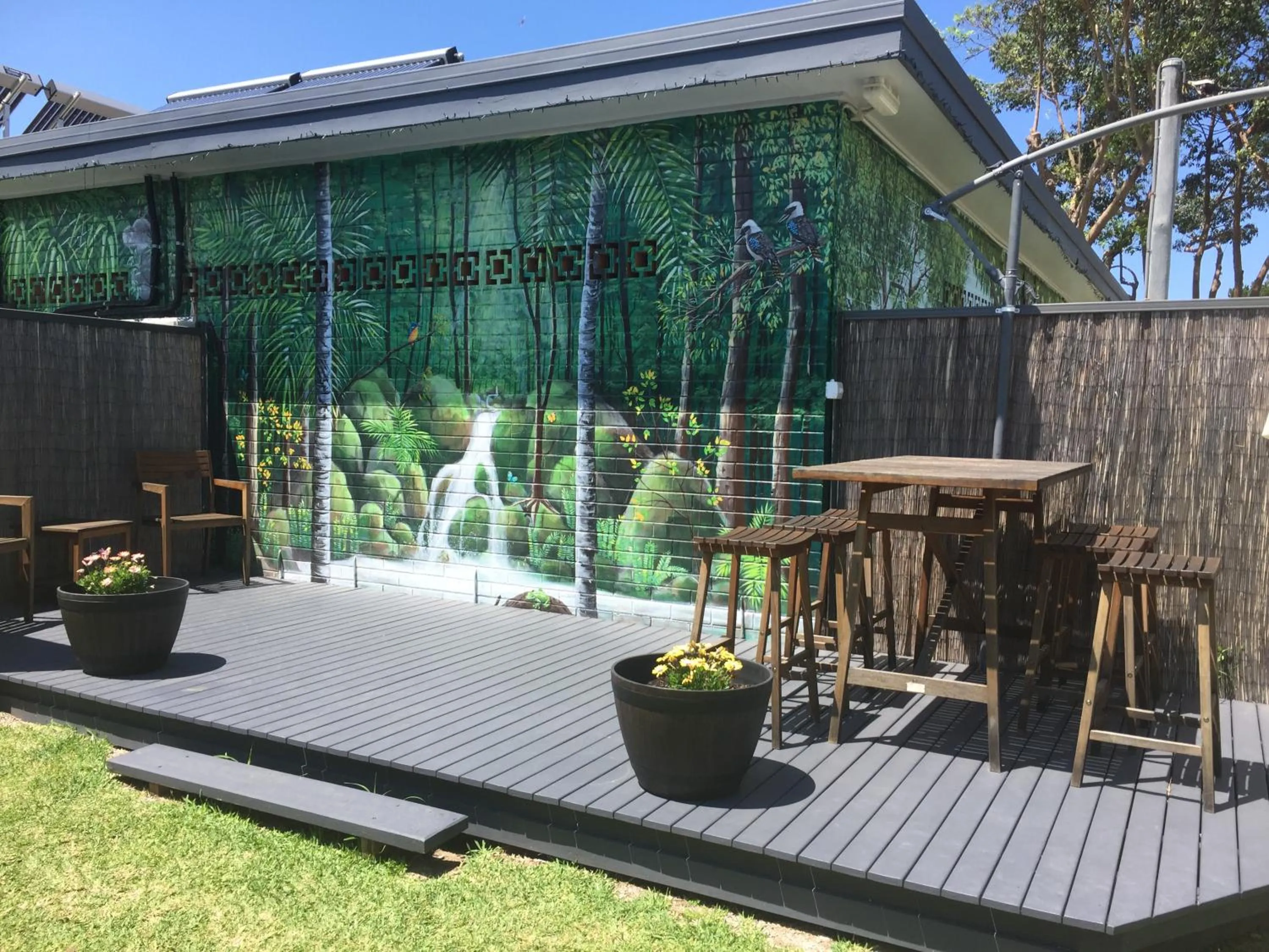 Balcony/Terrace in Clarence Head Caravan Park