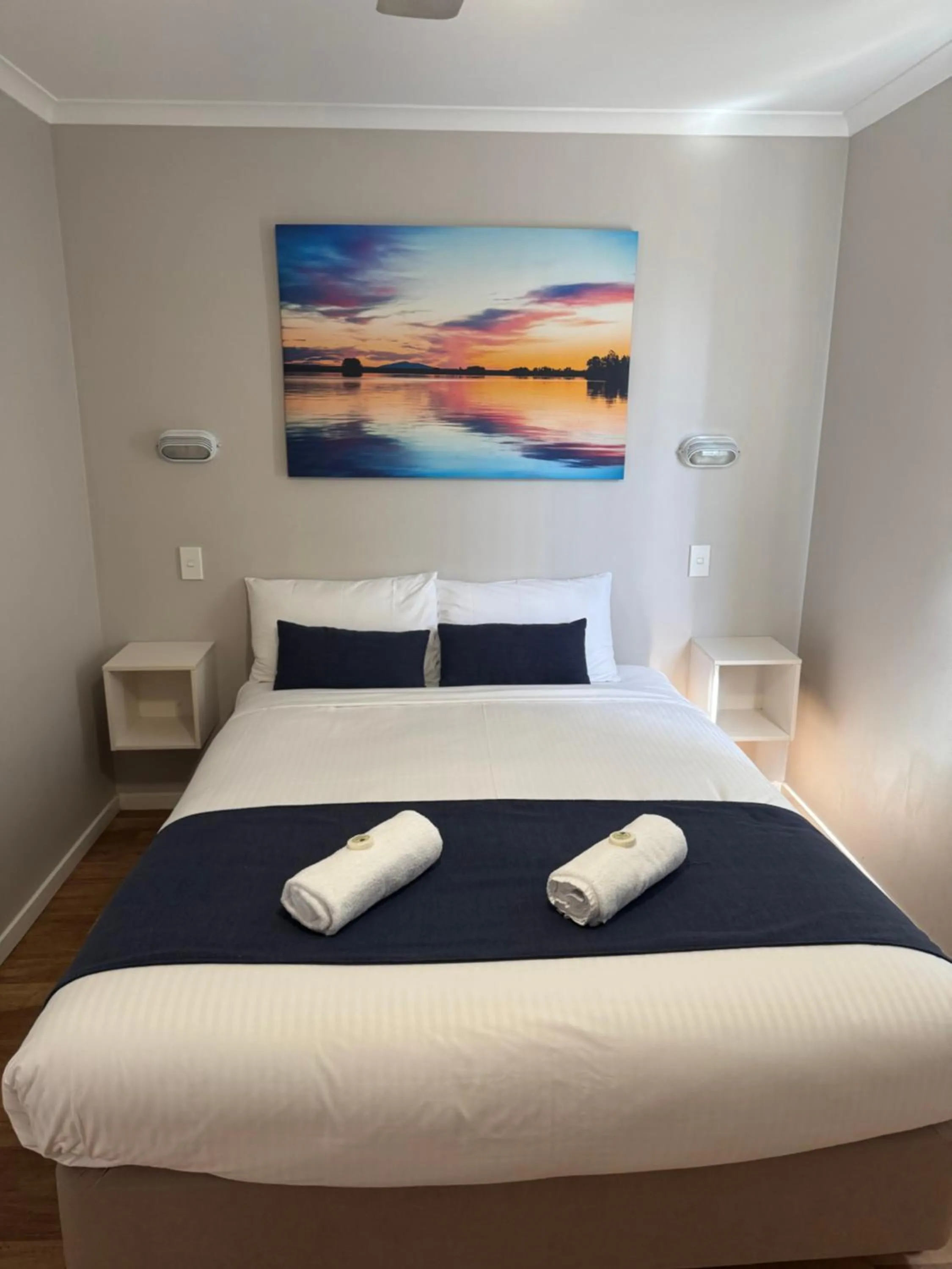 Bedroom, Bed in Clarence Head Caravan Park