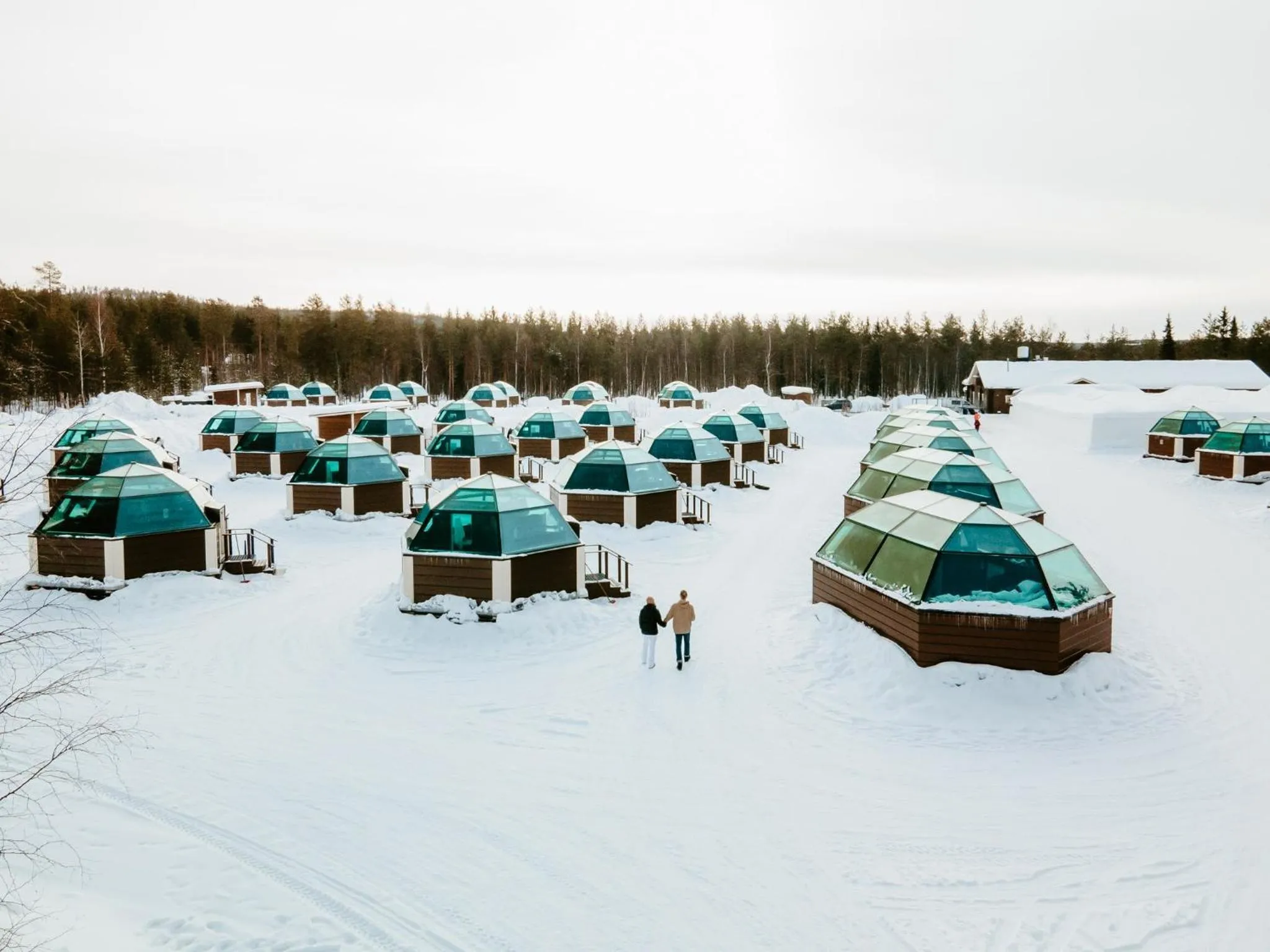 Property building in Arctic SnowHotel & Glass Igloos